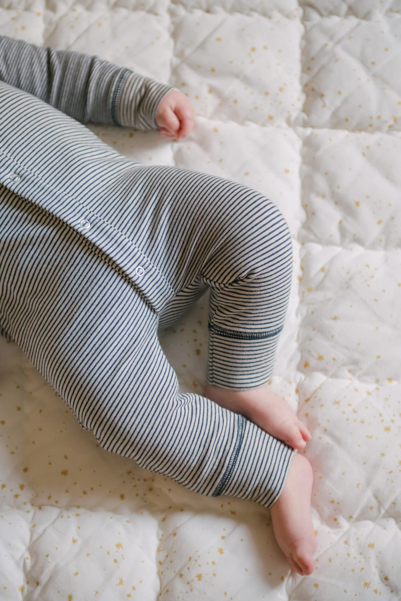 Sailor Stripe Raglan Romper - Ink - Image 4