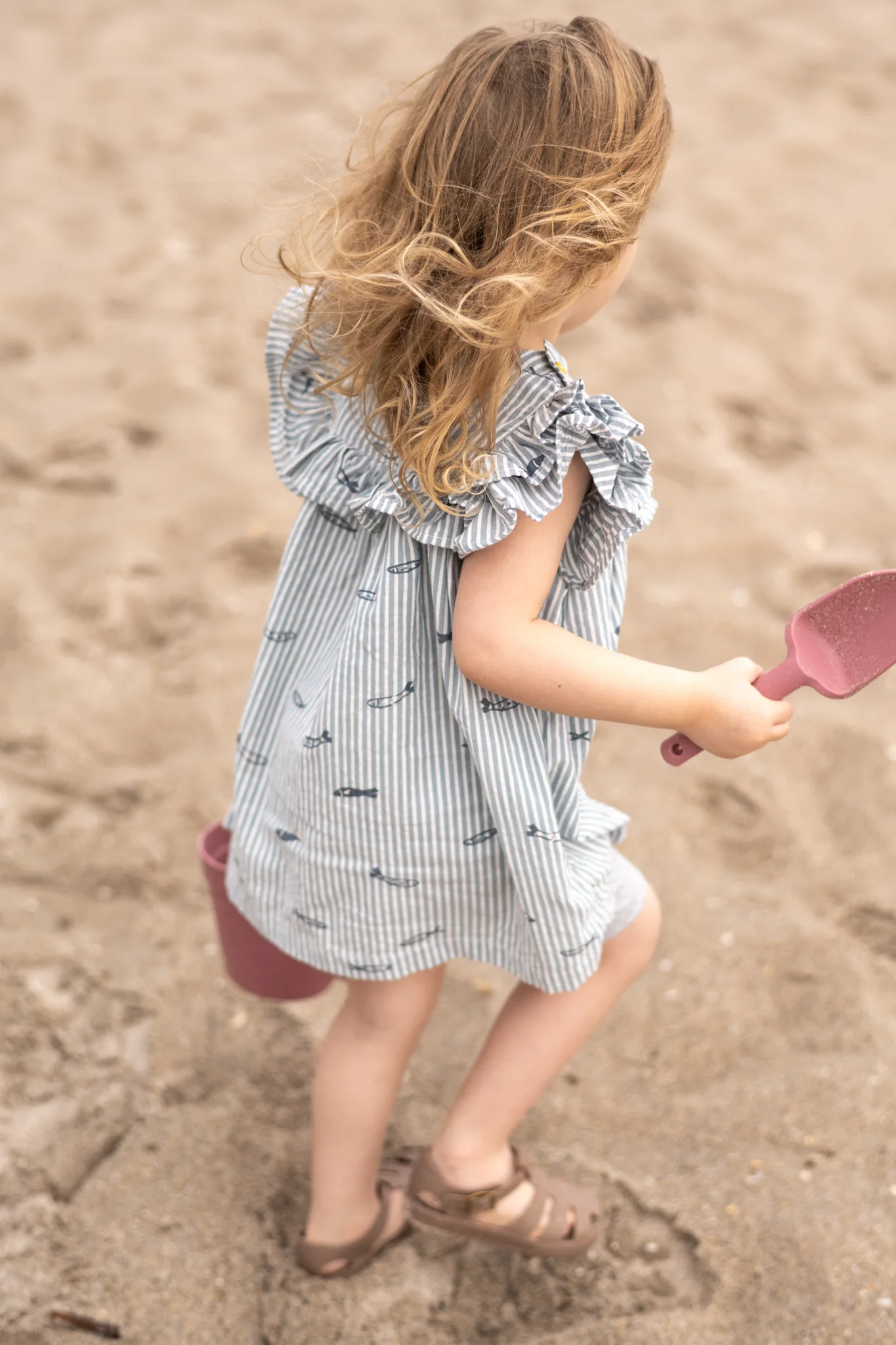 Seersucker Dress - Petit Sardine - Image 5