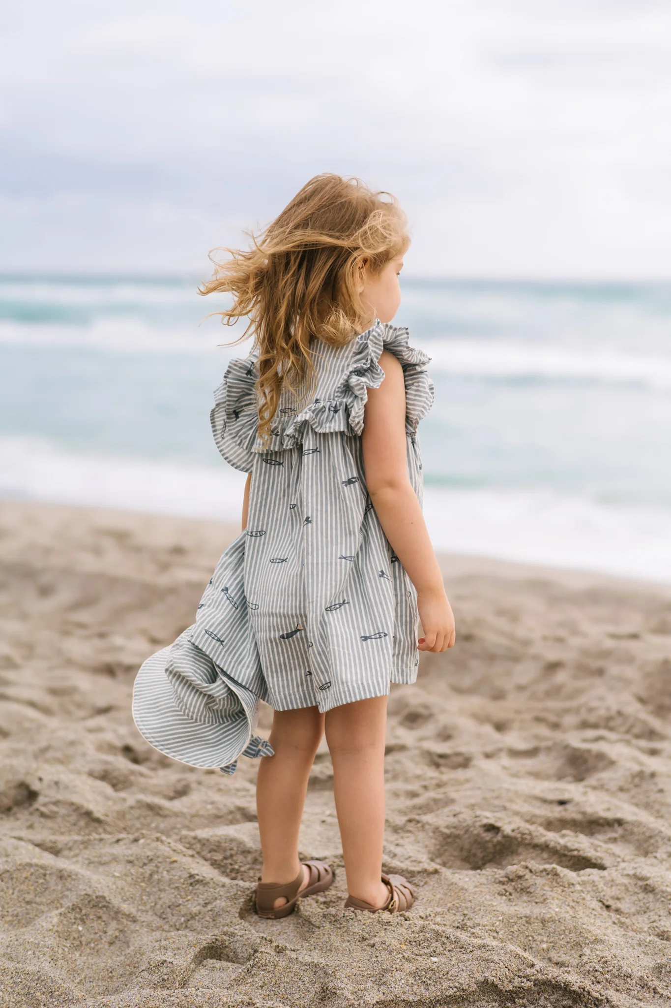 Seersucker Dress - Petit Sardine - Image 7