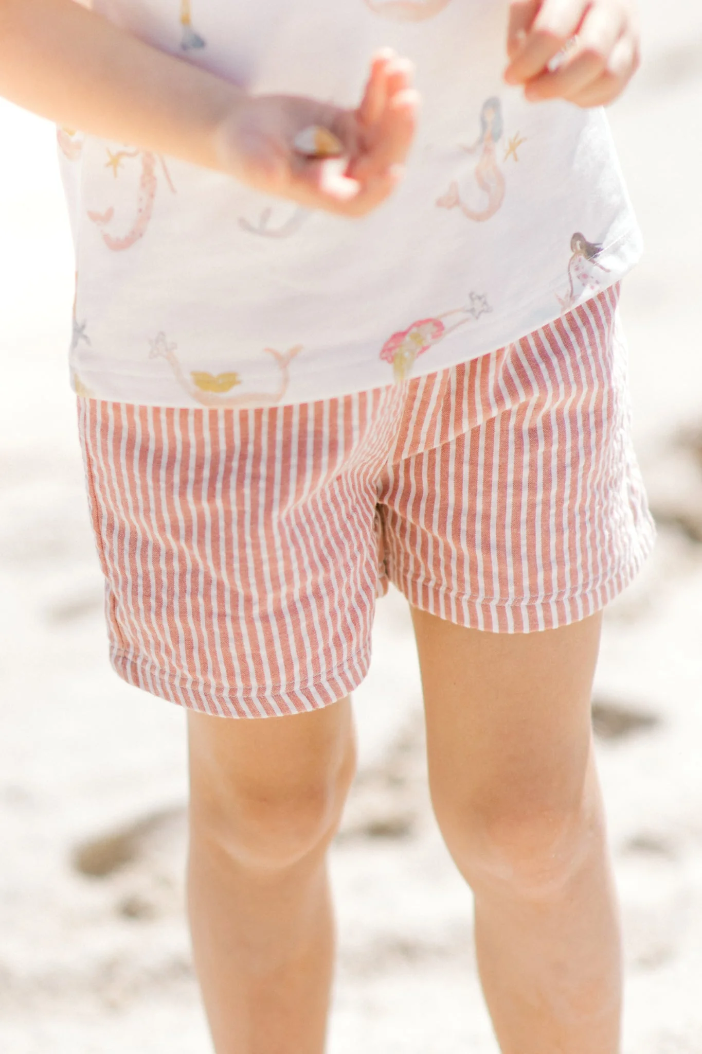 Seersucker Shorts - Anchor Red - Image 2