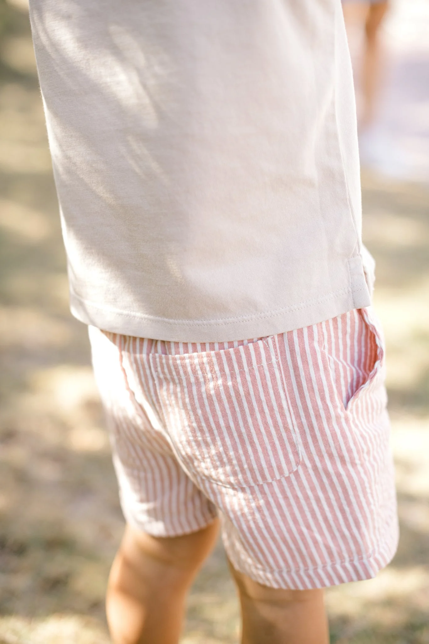 Seersucker Shorts - Anchor Red - Image 3