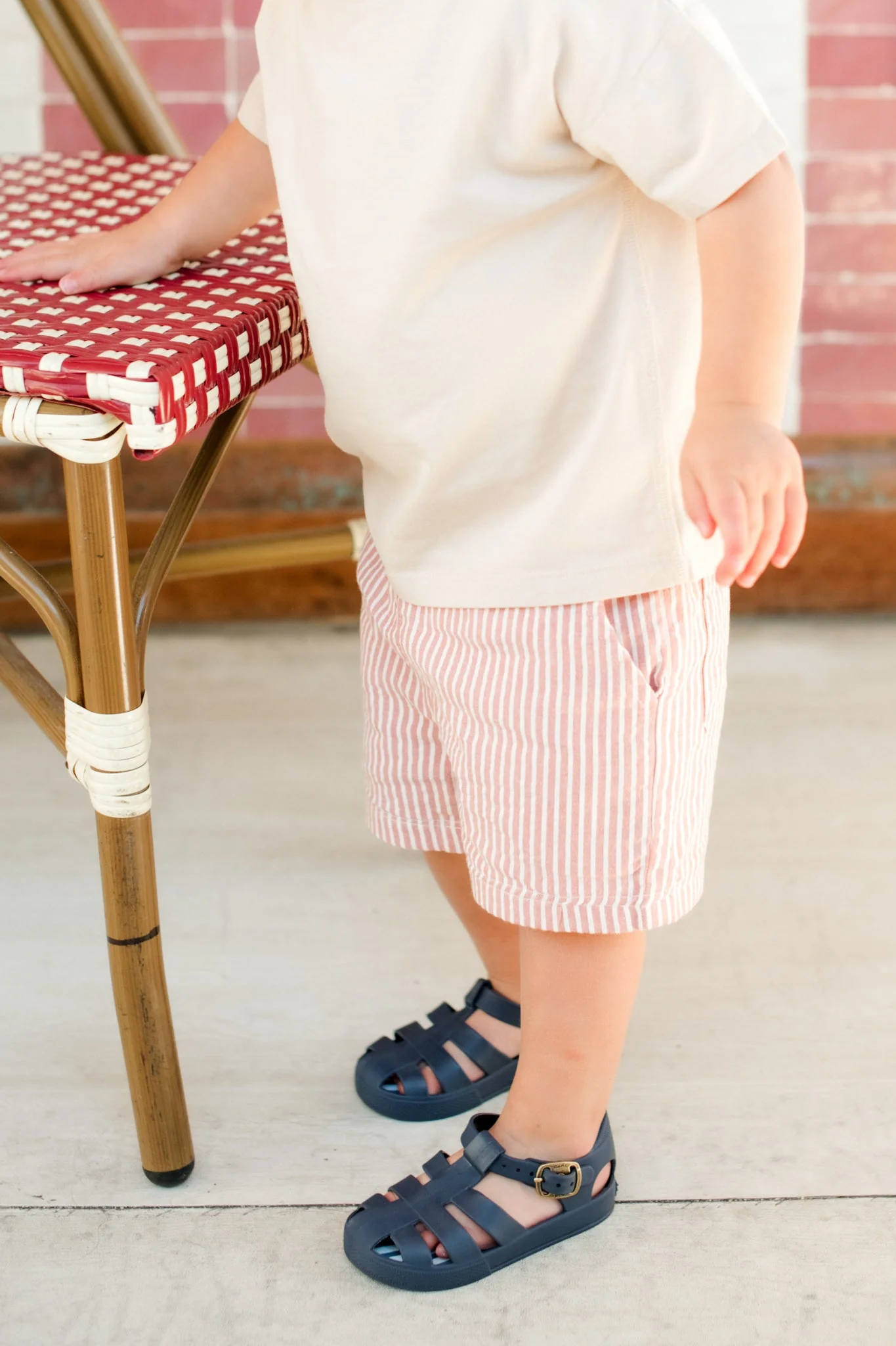 Seersucker Shorts - Anchor Red - Image 5