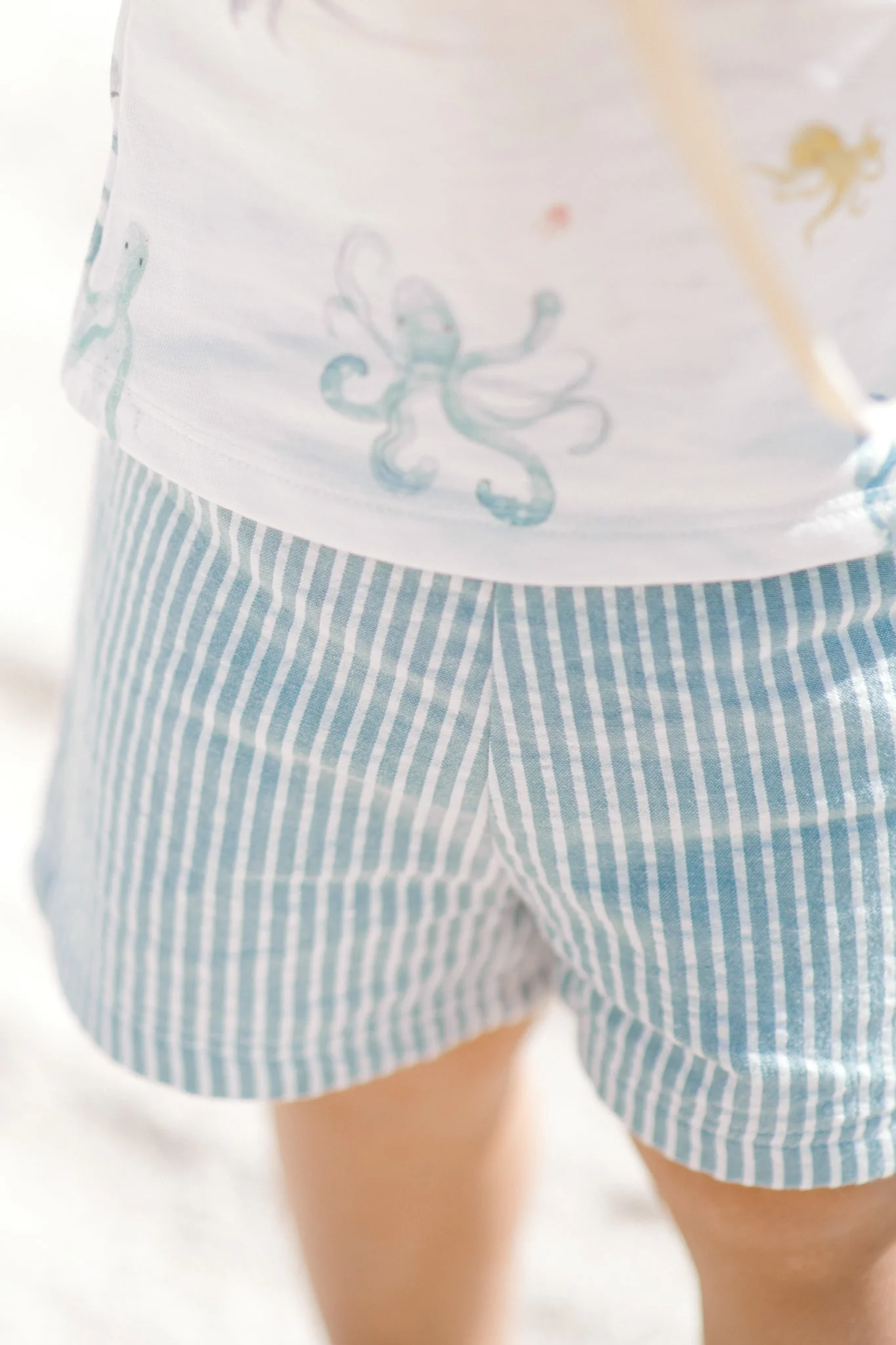 Seersucker Shorts - Marine Blue - Image 2