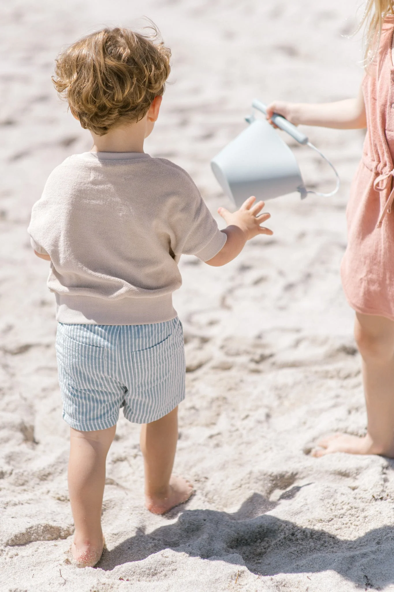 Seersucker Shorts - Marine Blue - Image 3