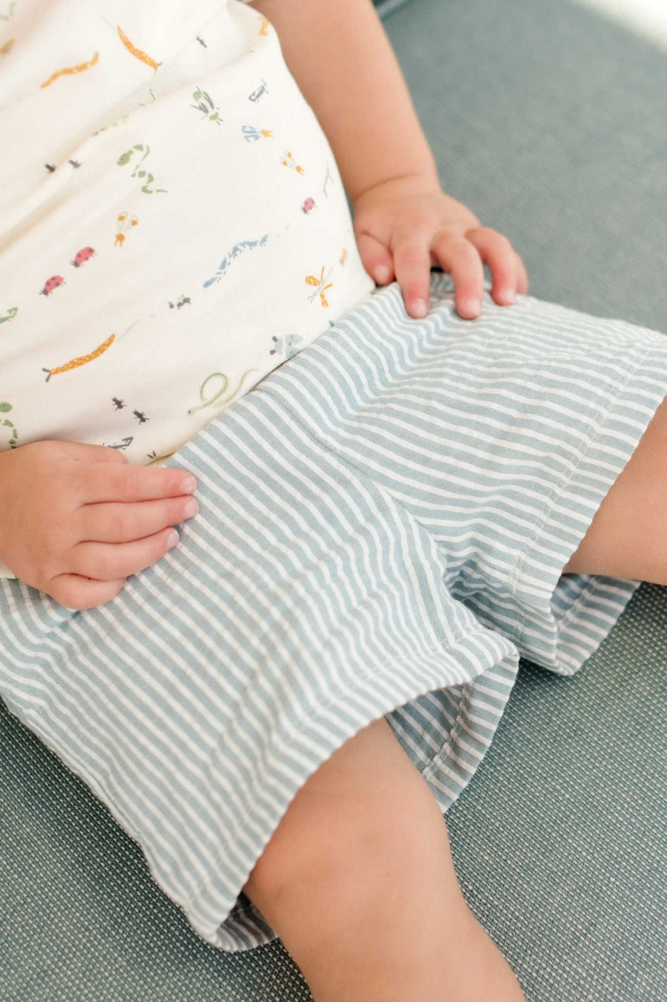 Seersucker Shorts - Marine Blue - Image 5