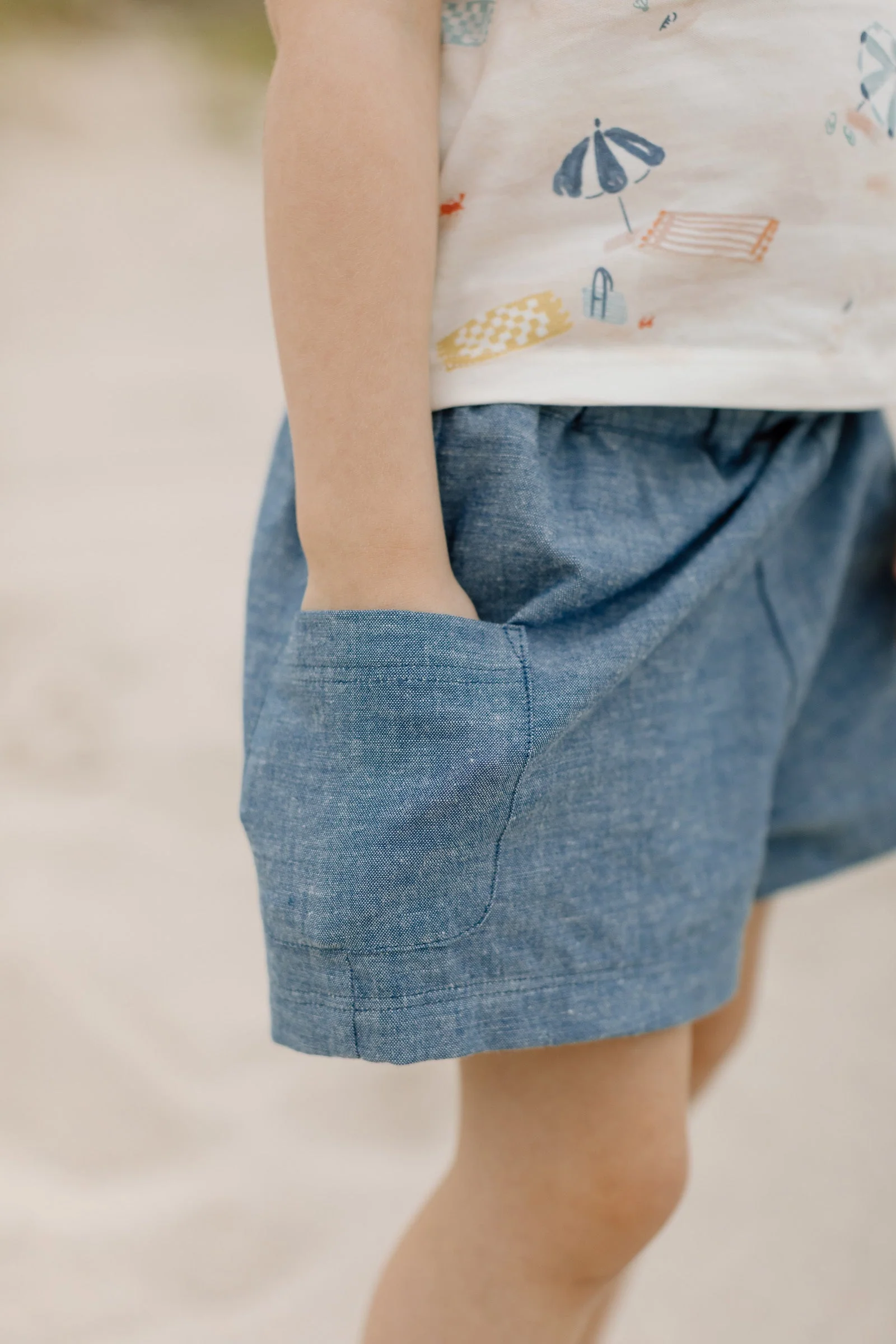 Chambray Short - Chambray - Image 6
