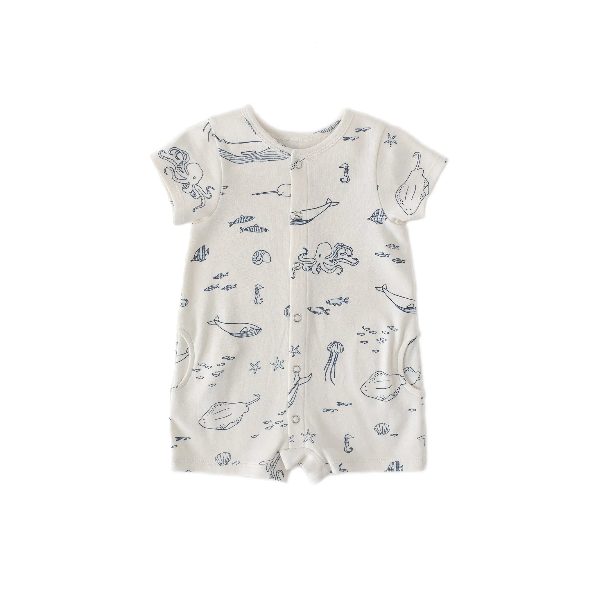 Short Sleeve Romper - Life Aquatic