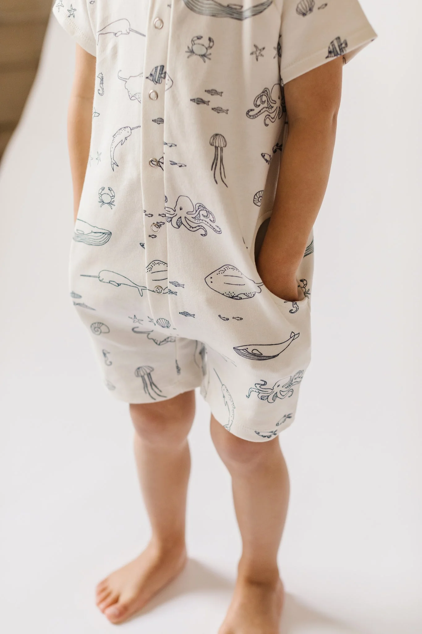 Short Sleeve Romper - Life Aquatic - Image 7