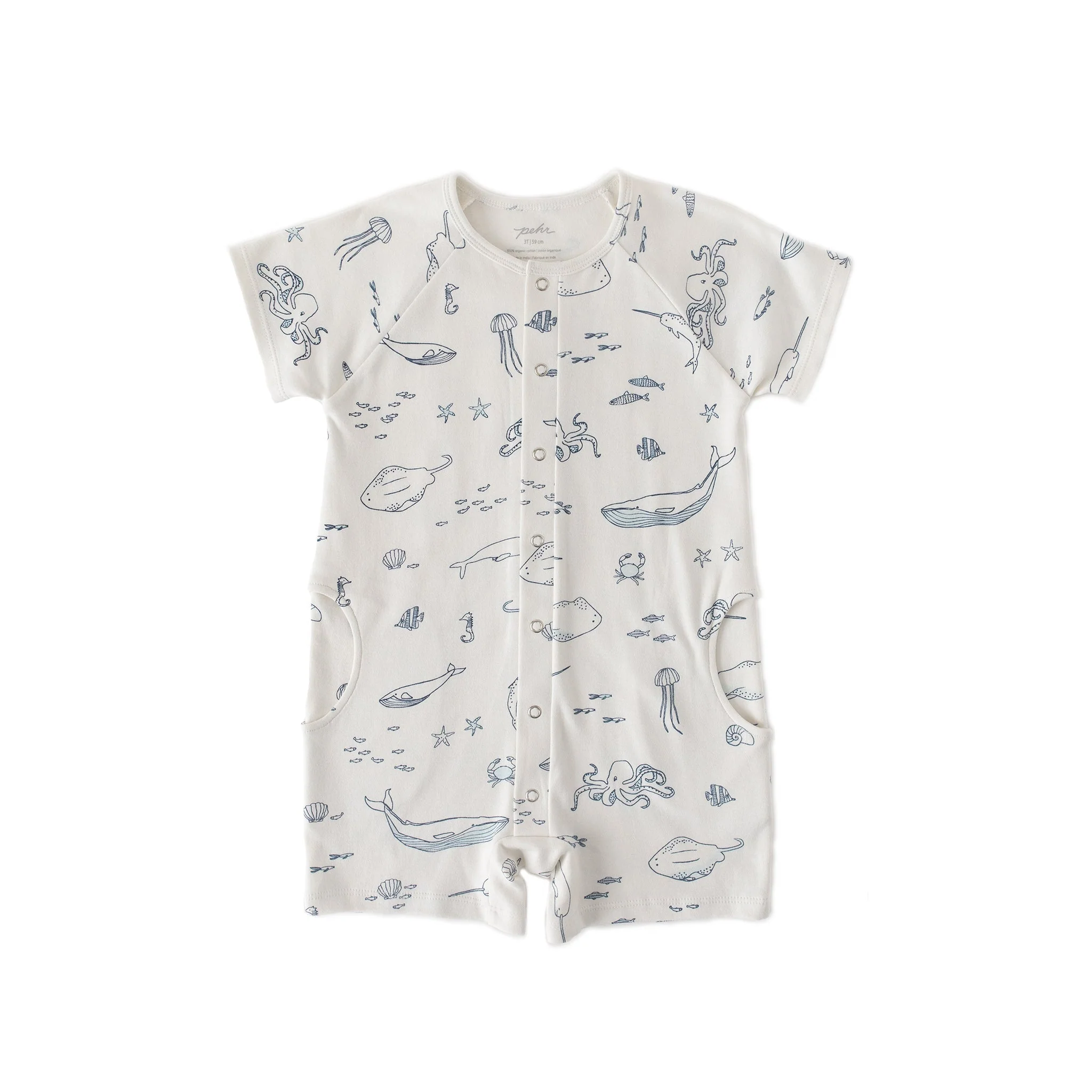 Short Sleeve Romper - Life Aquatic - Image 9