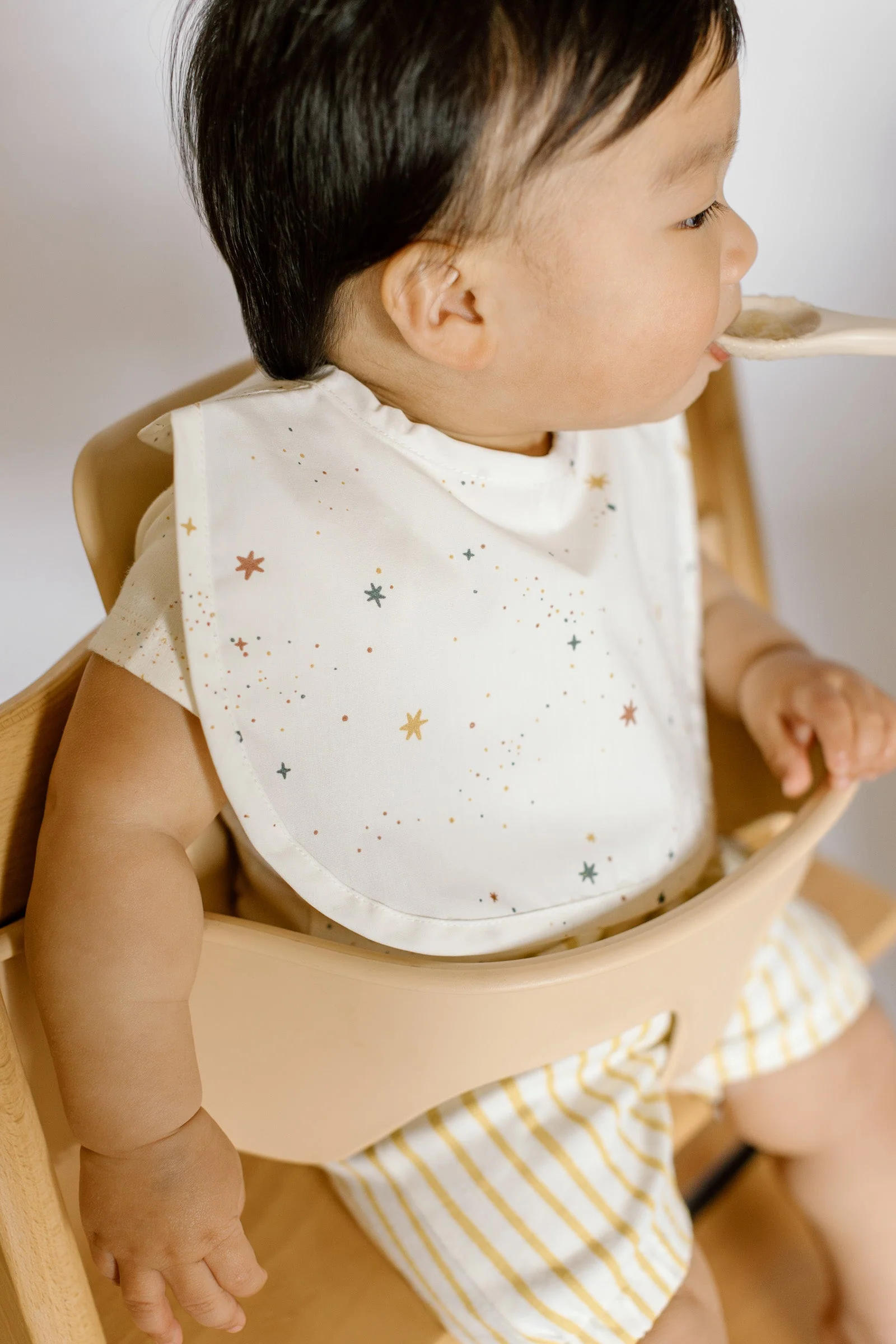 Water Repellent Everyday Essential Baby Bib - Celestial - Image 2