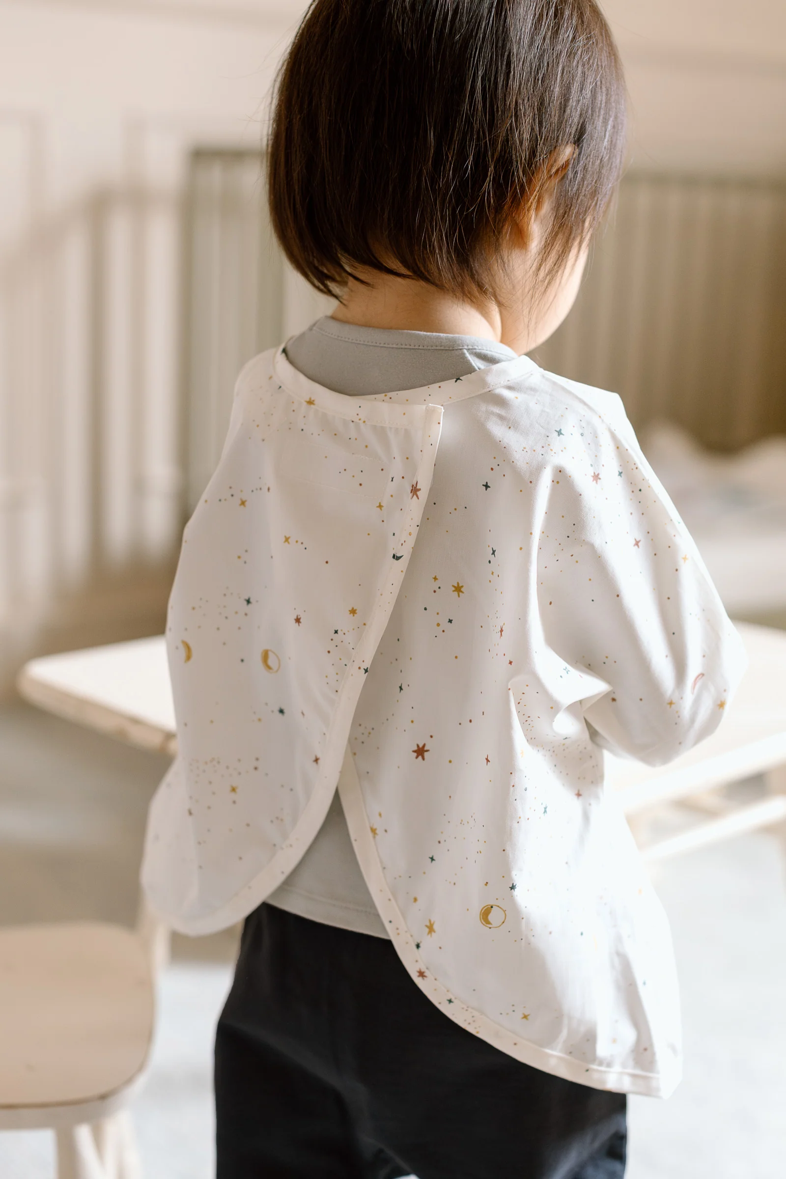 Water Repellent Baby Smock - Celestial - Image 2