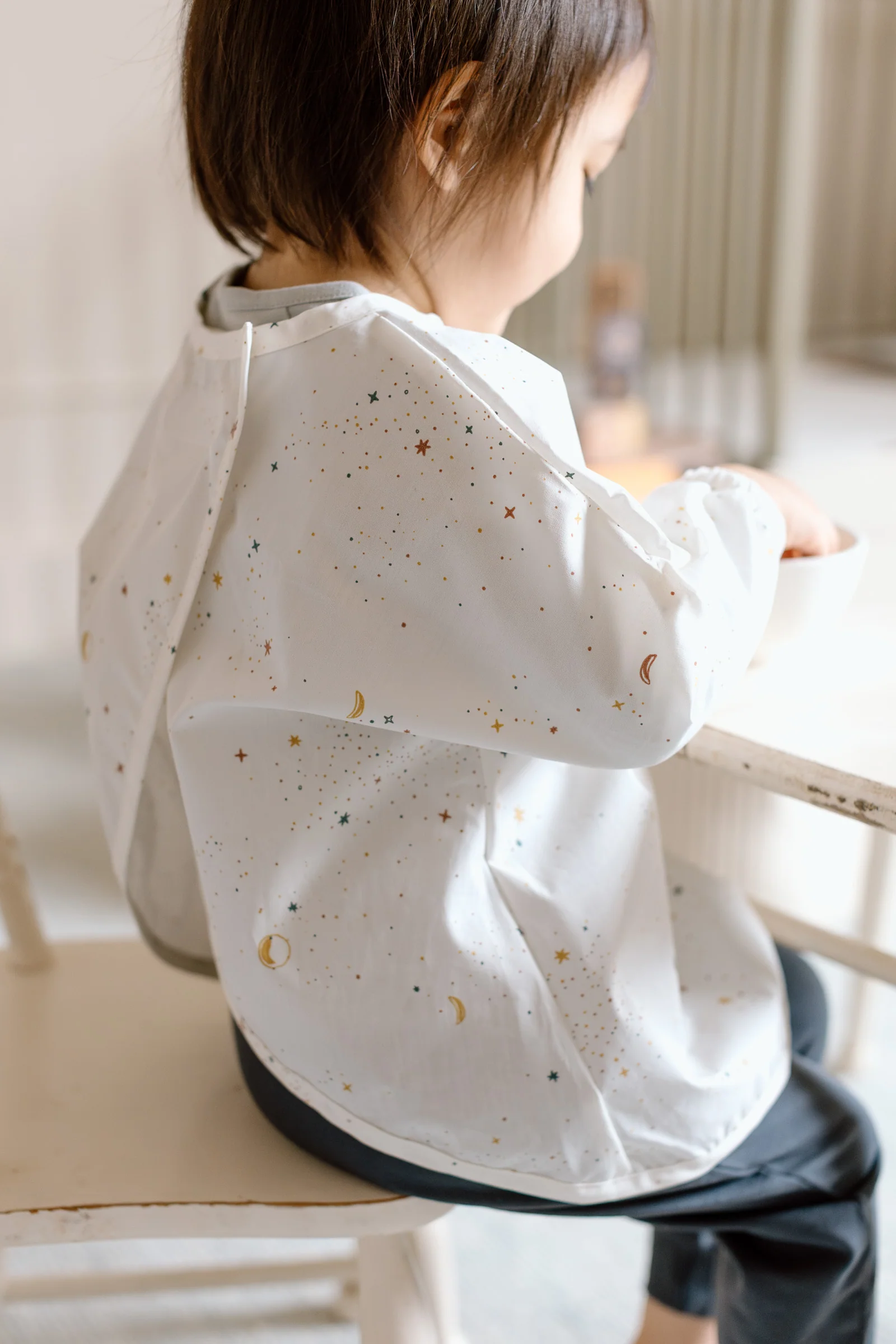 Water Repellent Baby Smock - Celestial - Image 3