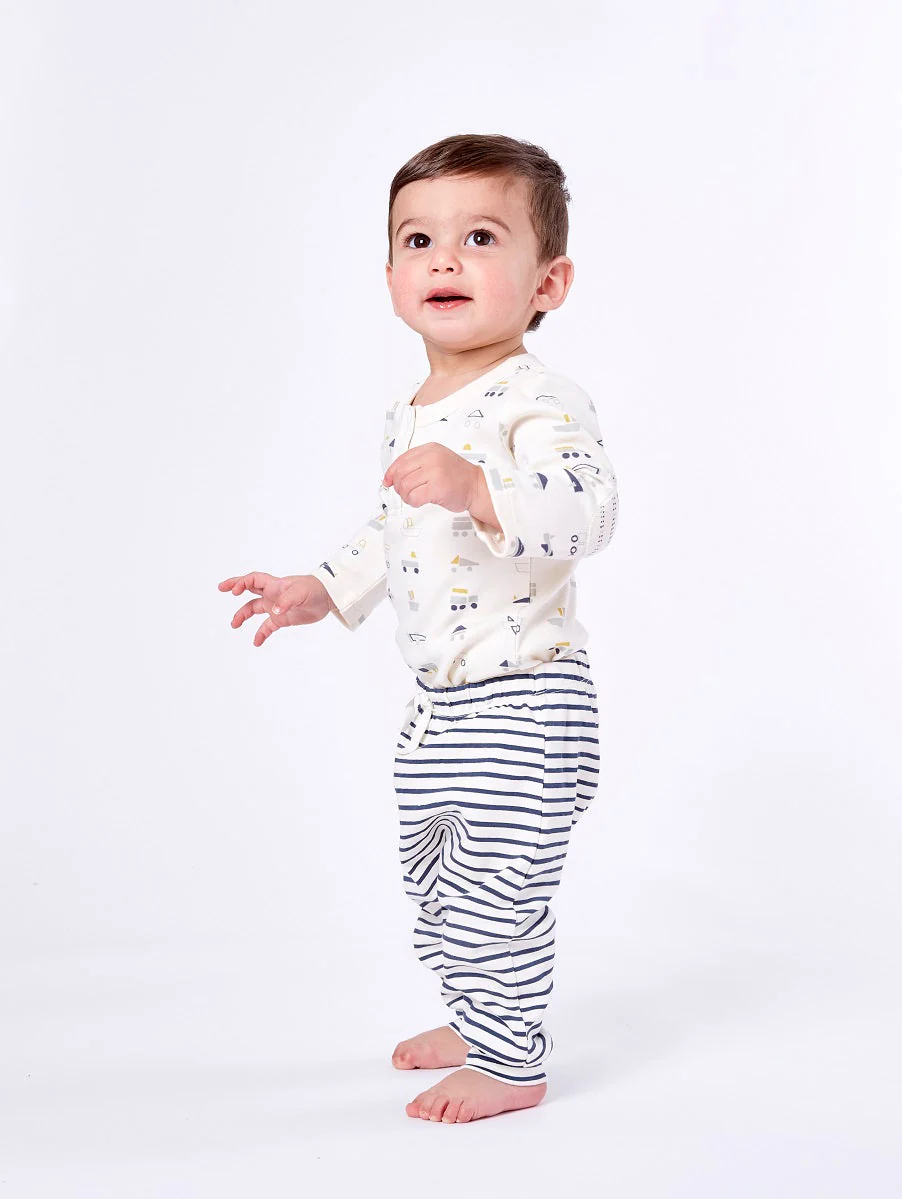Harem Pant - Stripes Away Ink Blue - Image 3