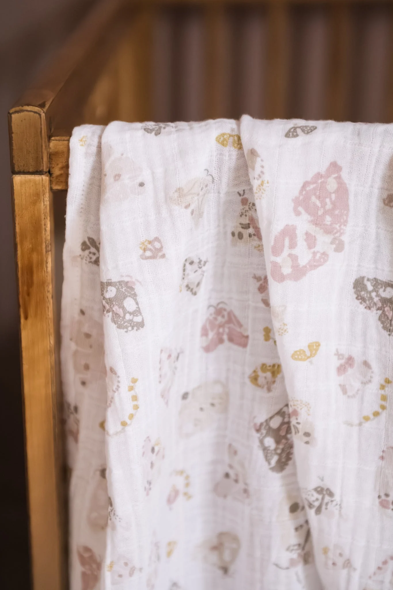 Organic Cotton Muslin Swaddle - Daydreamer - Image 2