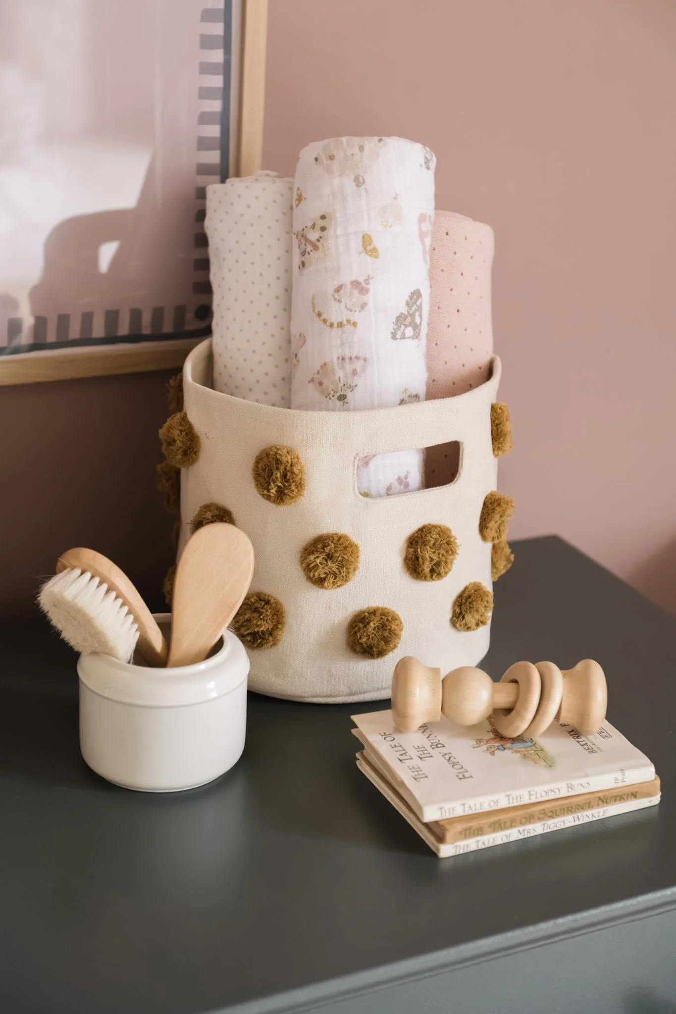 Organic Cotton Muslin Swaddle - Daydreamer - Image 6