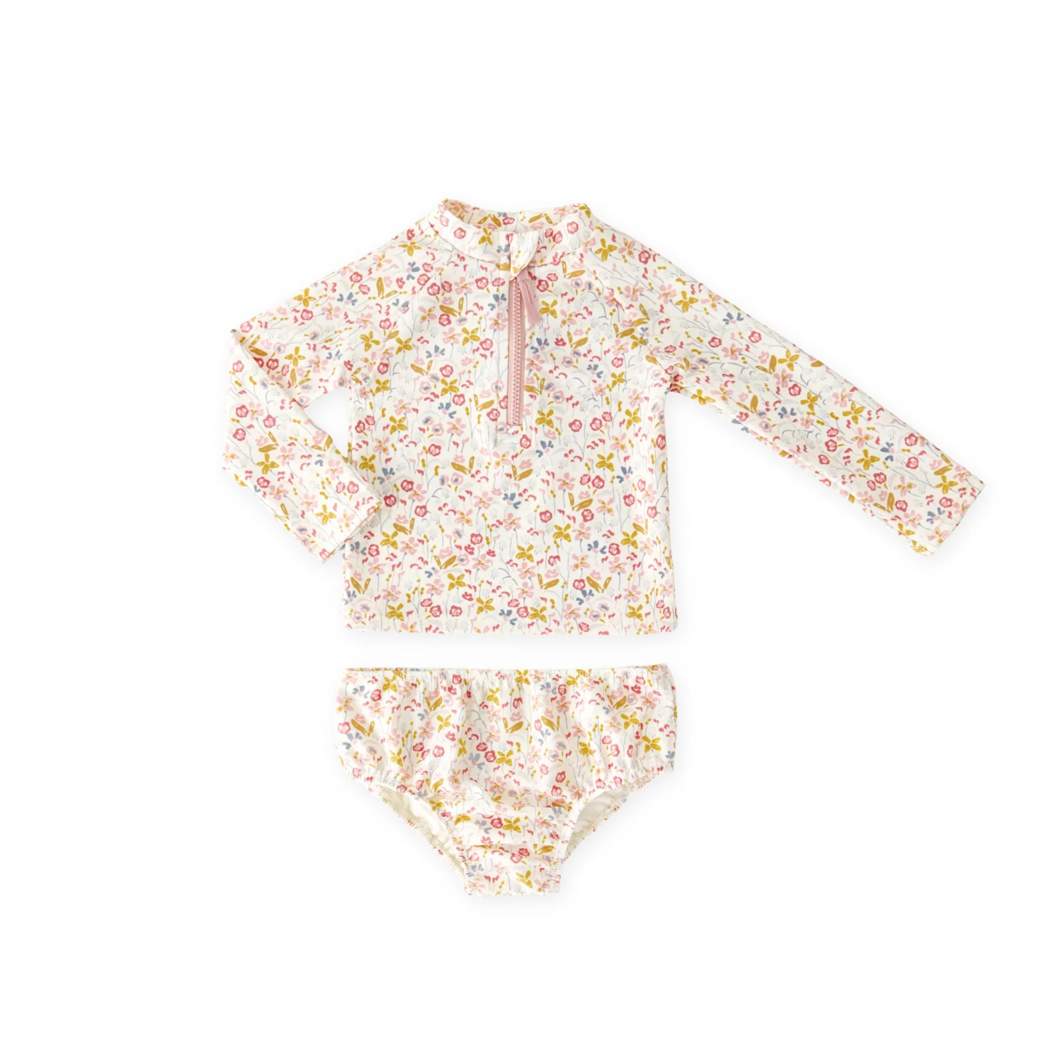 Baby Swim Rash Guard & Bloomer- Floret