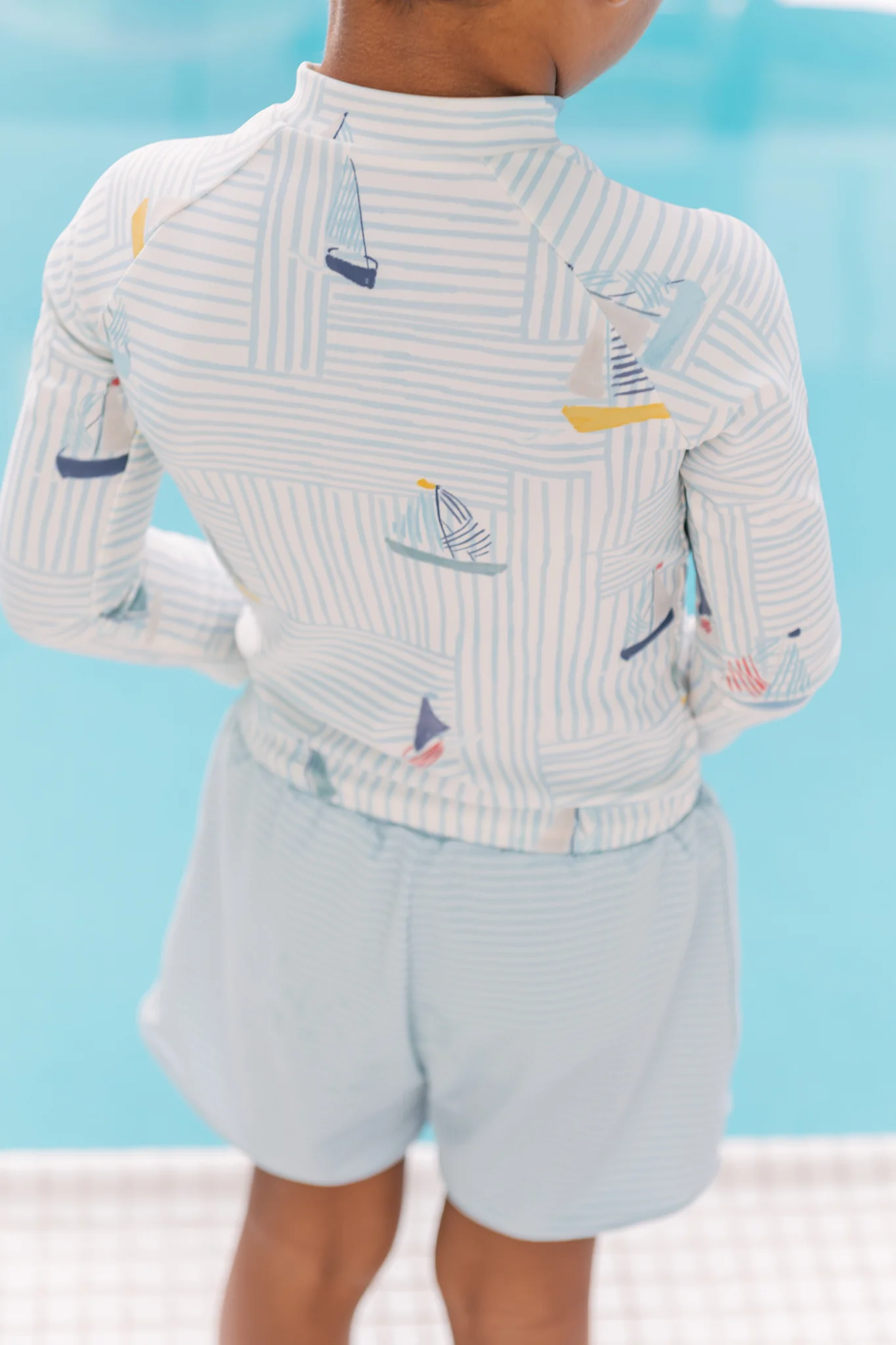 Swim Rash Guard & Short - Set Sail - Image 4