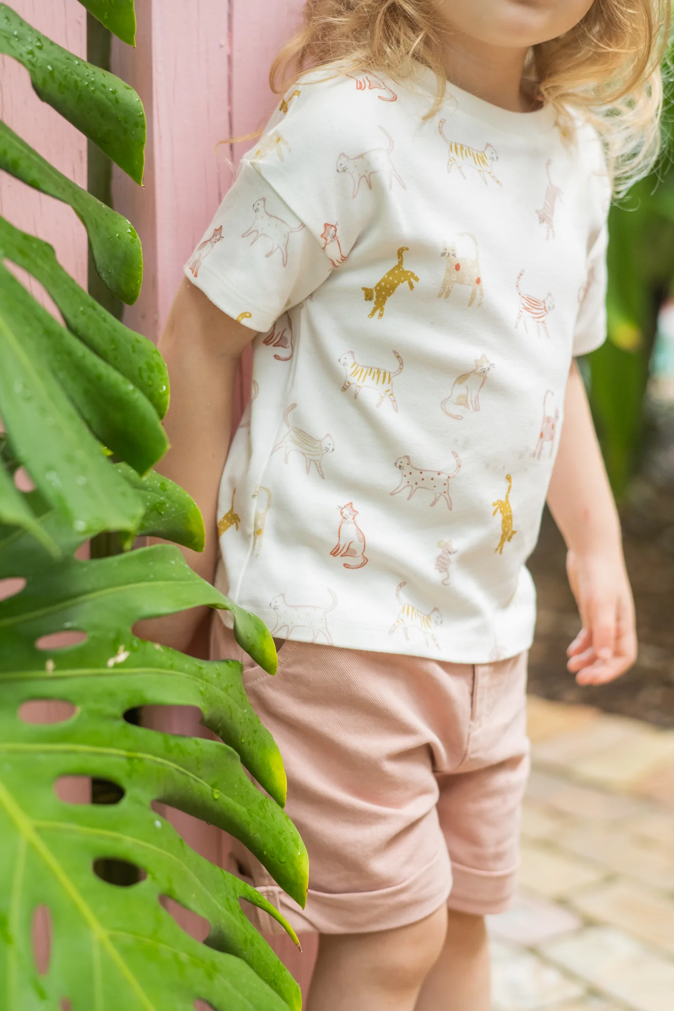Dropped Shoulder Short Sleeve T-Shirt - Copy Cat - Image 2