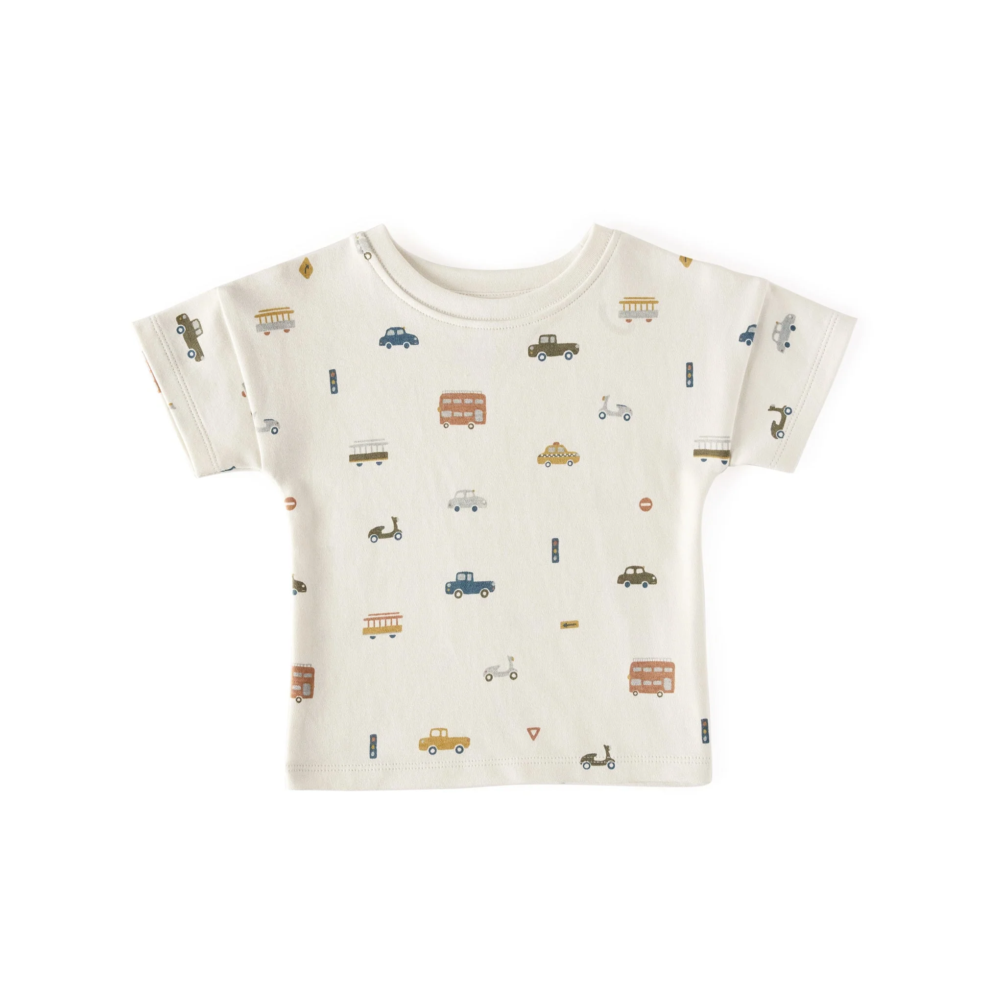 Dropped Shoulder Short Sleeve T-Shirt - Rush Hour
