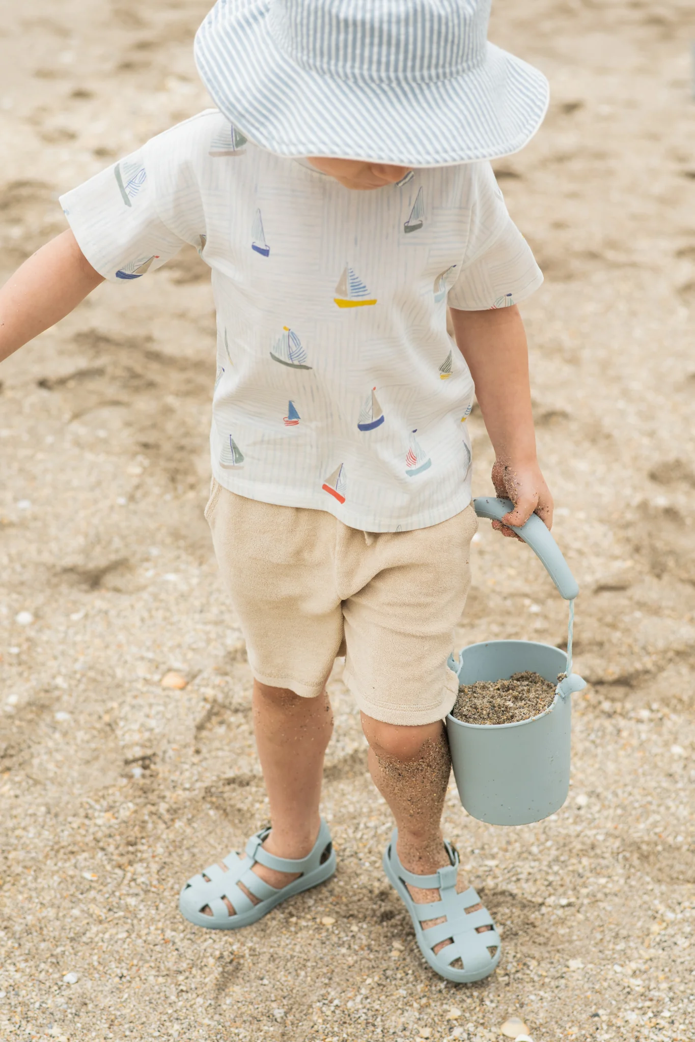 Dropped Shoulder Short Sleeve T-Shirt - Set Sail - Image 3
