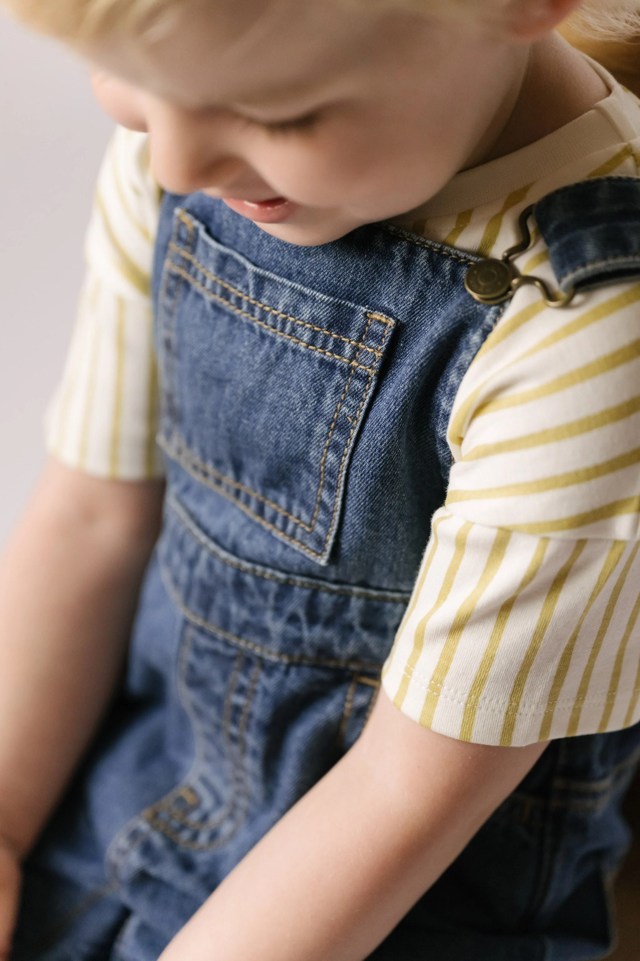 Dropped Shoulder Short Sleeve T-Shirt - Stripes Away Marigold - Image 4