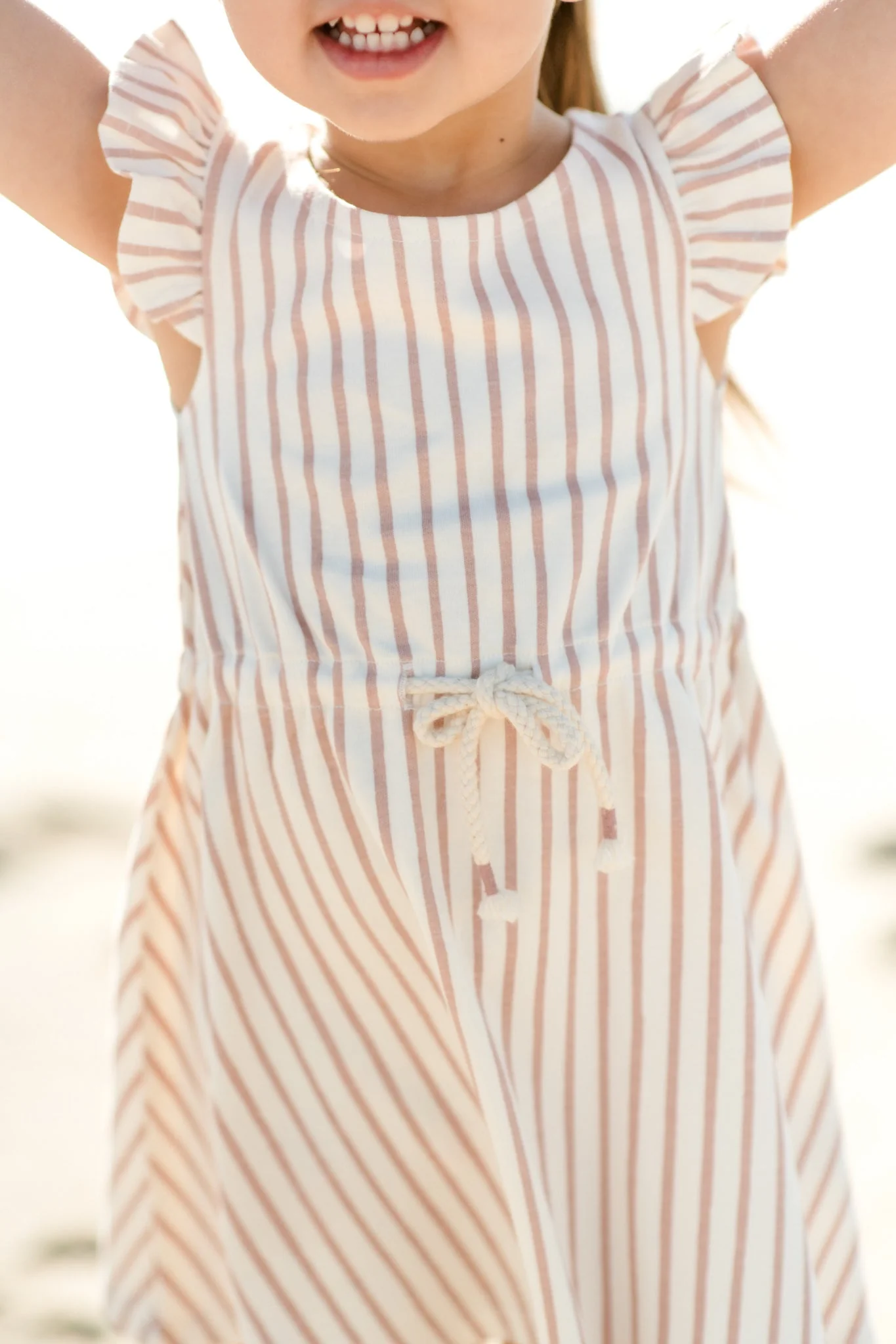 Tank Dress - Stripes Away Peony - Image 2