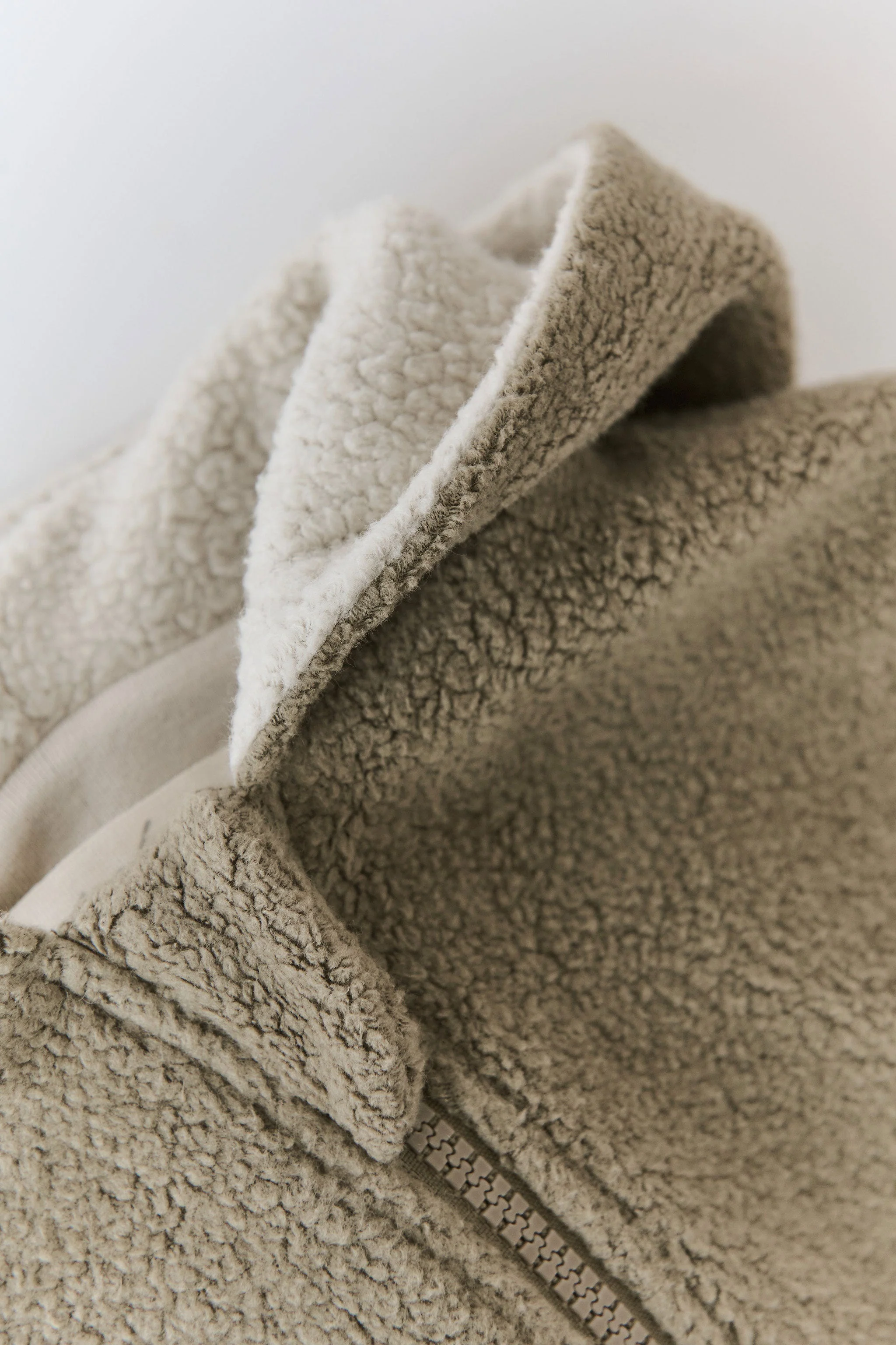 Teddy Fleece Baby Suit - Moss - Image 6