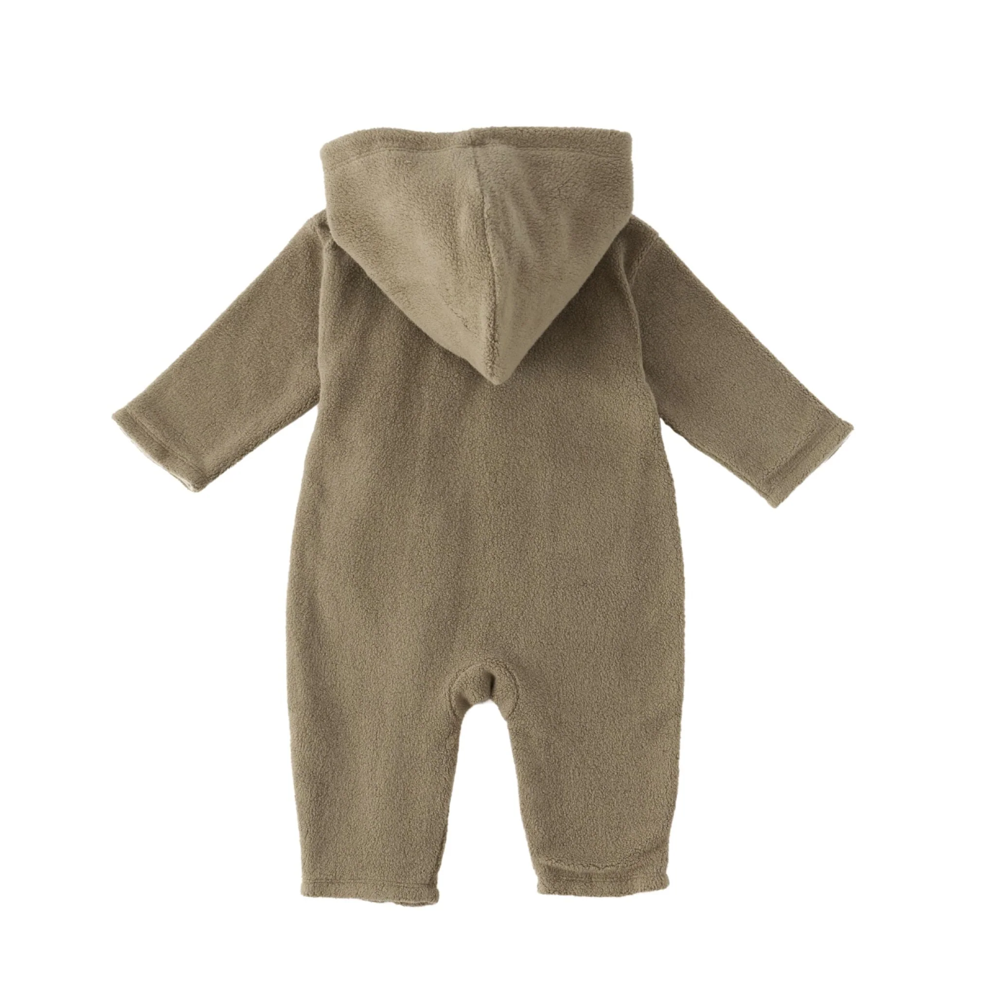Teddy Fleece Baby Suit - Moss - Image 8