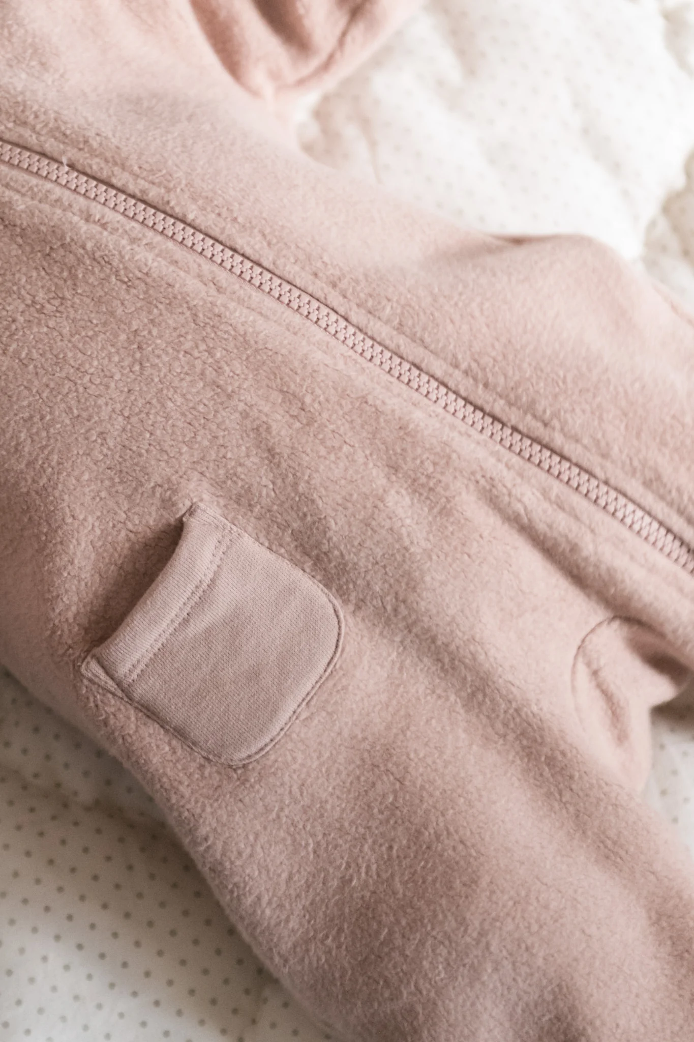 Teddy Fleece Baby Suit - Rose Pink - Image 9