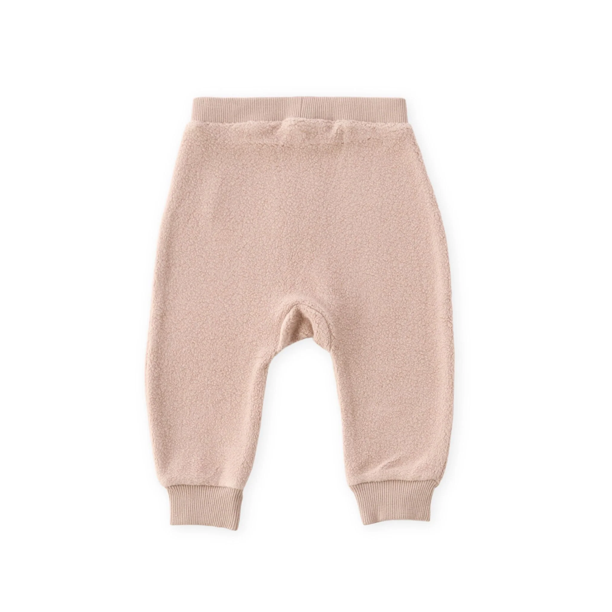 Teddy Fleece Harem Pant - Rose Pink - Image 5