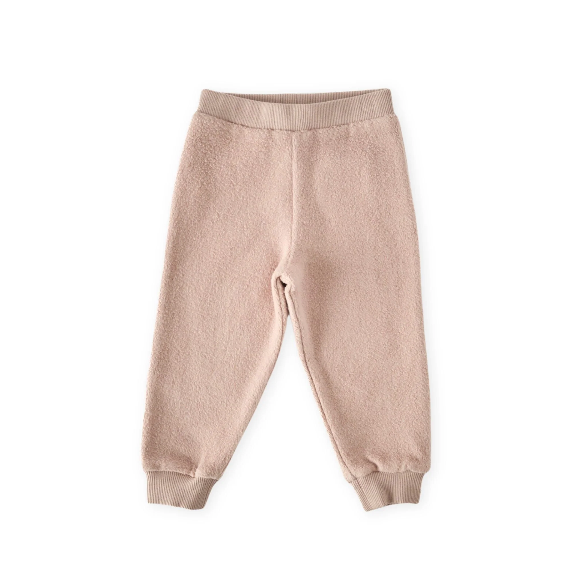 Teddy Fleece Jogger - Rose Pink