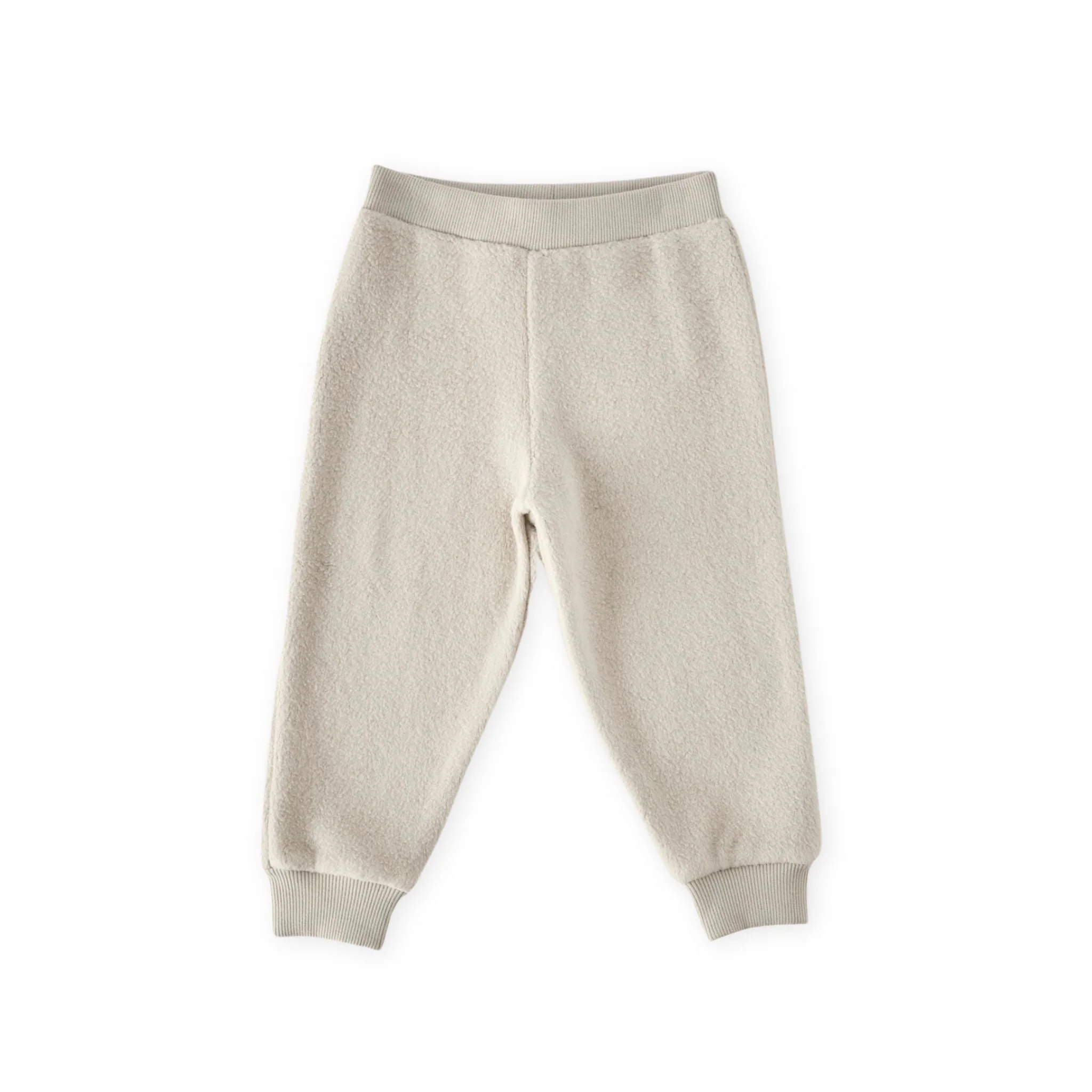 Teddy Fleece Jogger - Stone