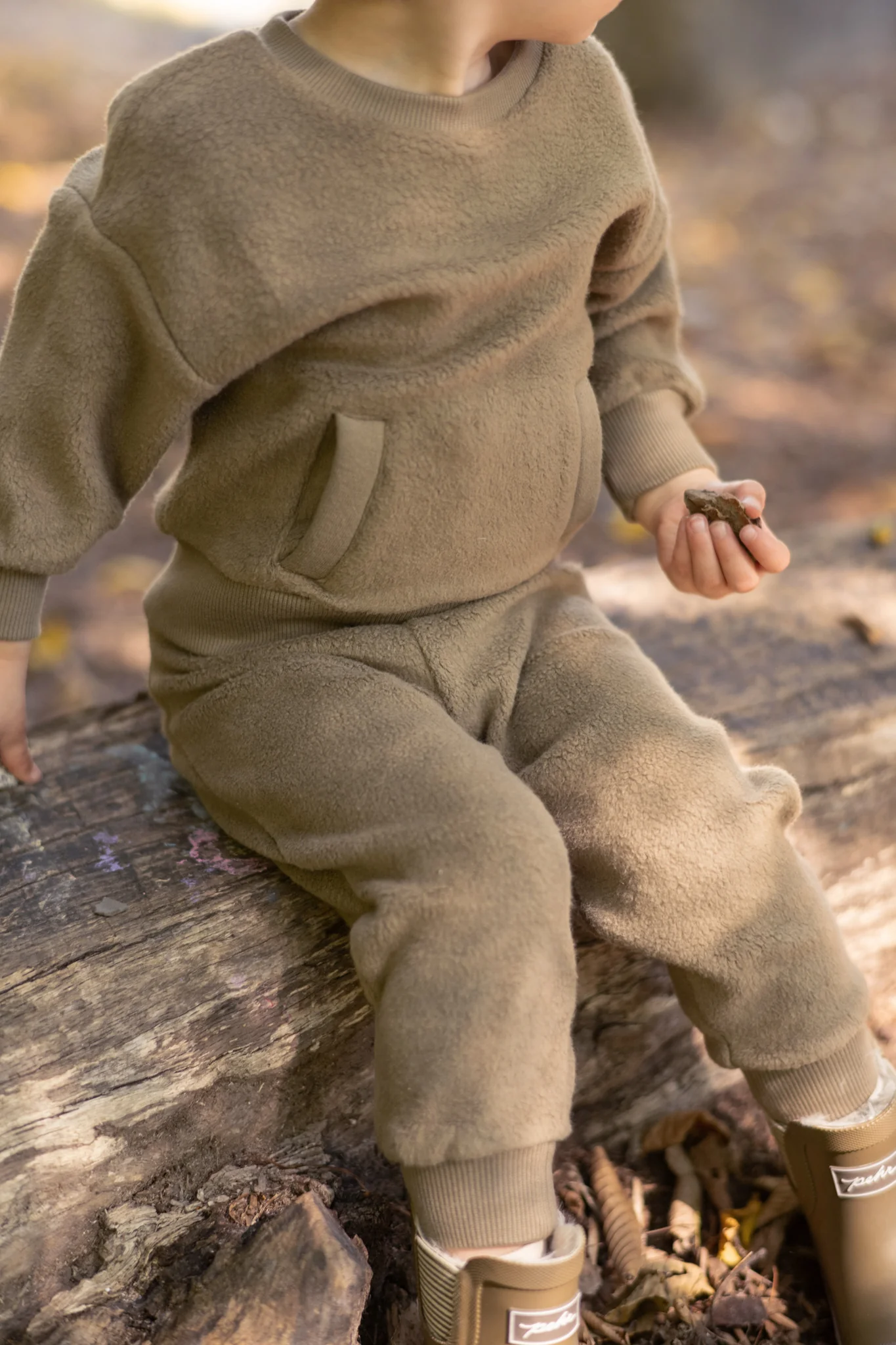 Teddy Fleece Set - Moss - Image 2