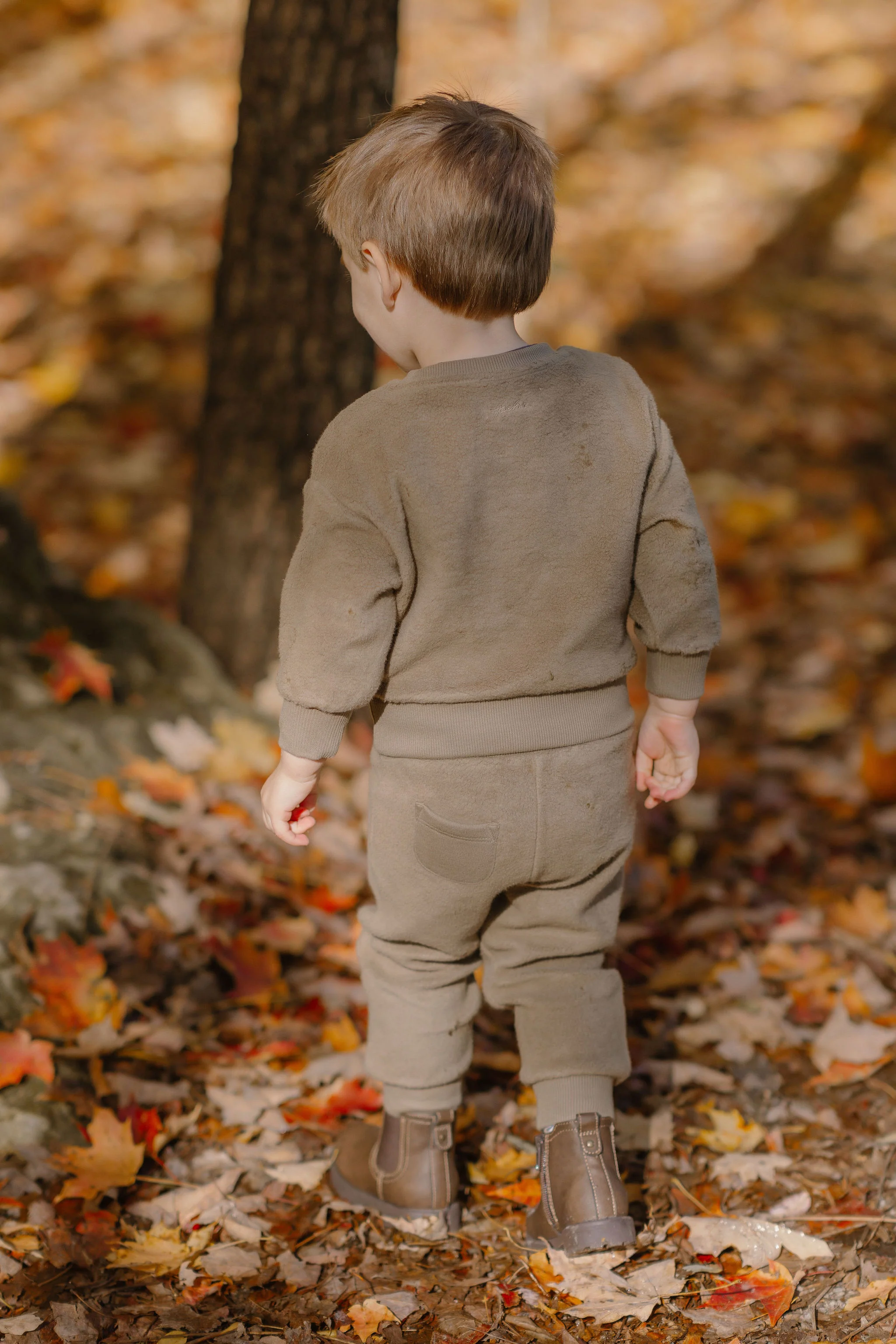 Teddy Fleece Set - Moss - Image 5