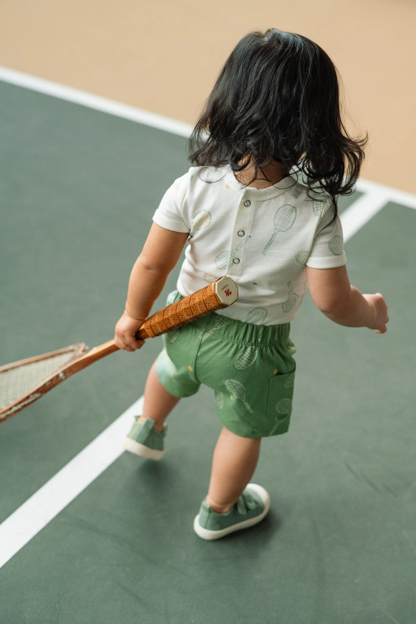 Tennis Baby Short - Doubles Green - Image 4