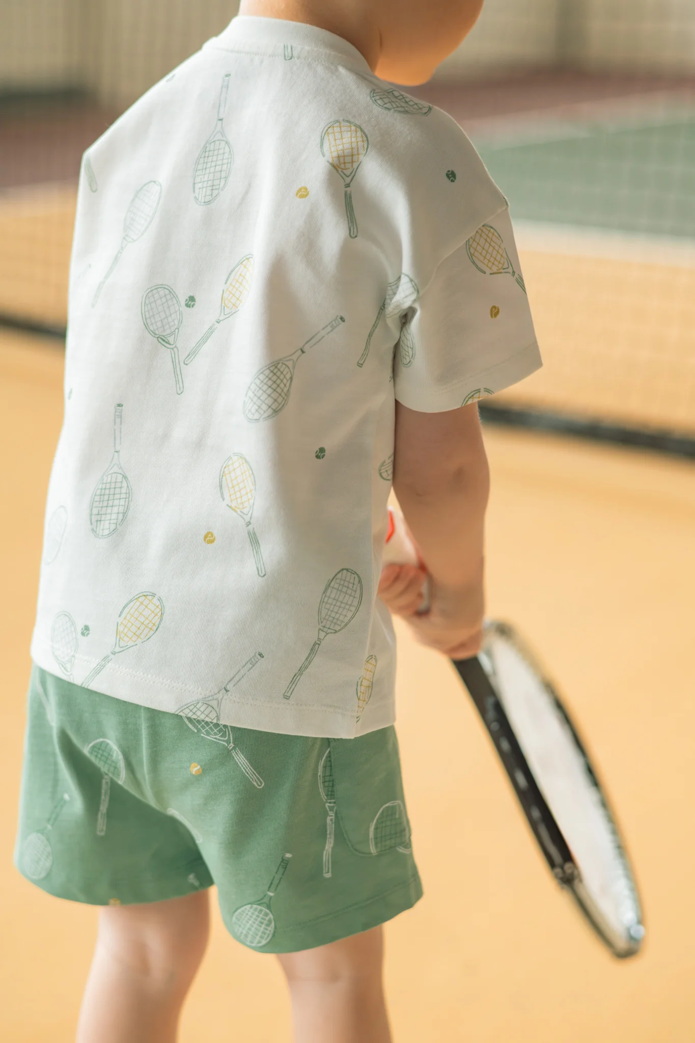 Tennis Toddler Short - Doubles Green - Image 5