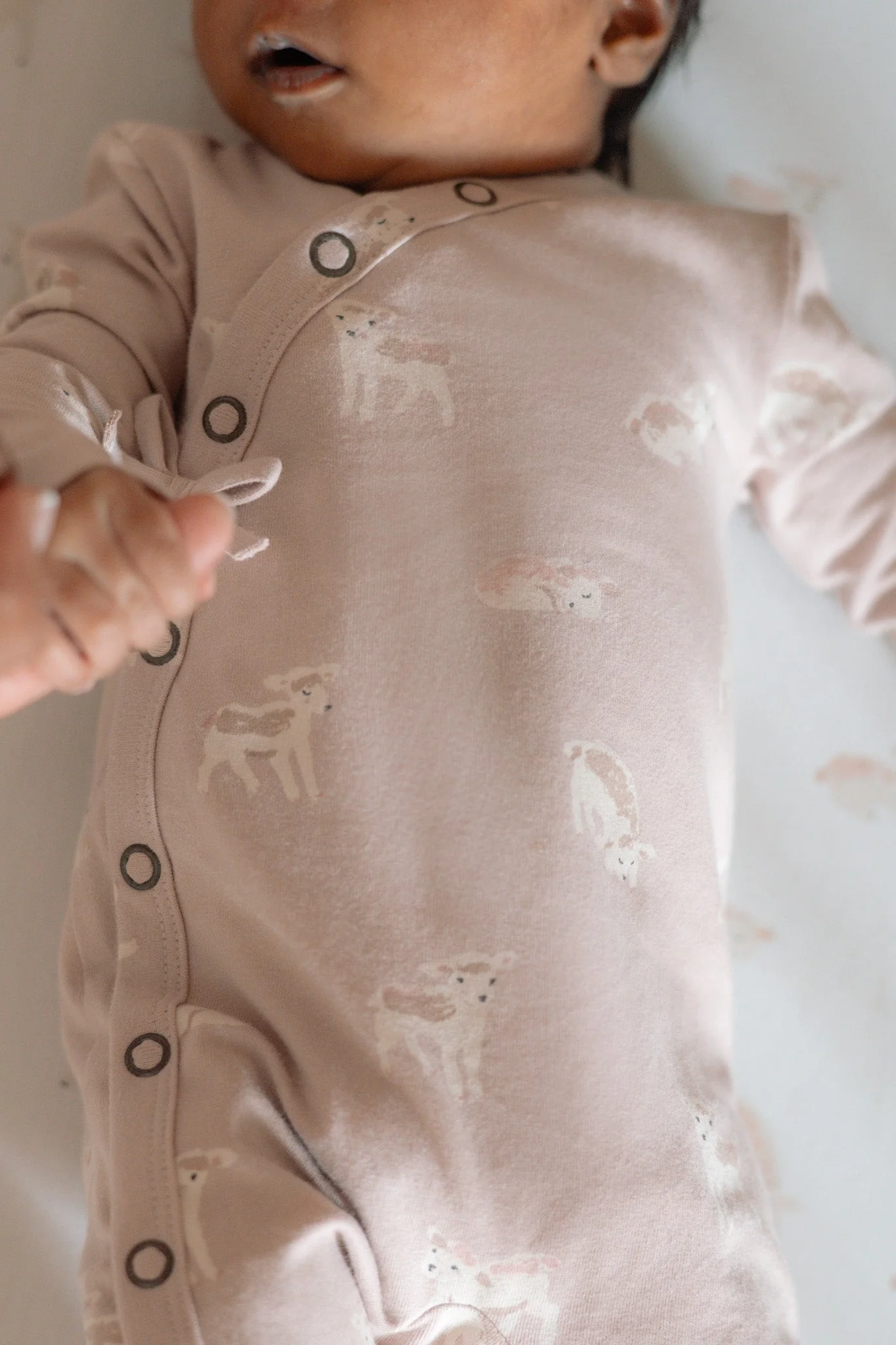 The Littles Kimono Romper - Dear Lamb - Image 2