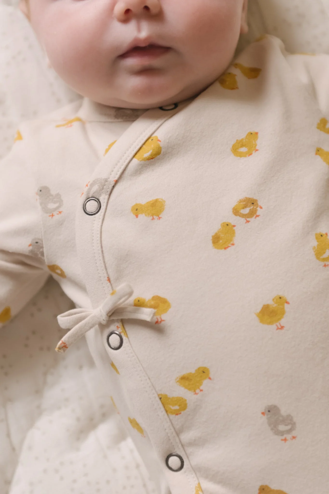 The Littles Long Sleeve Kimono One-Piece - Cheerful Chick - Image 2
