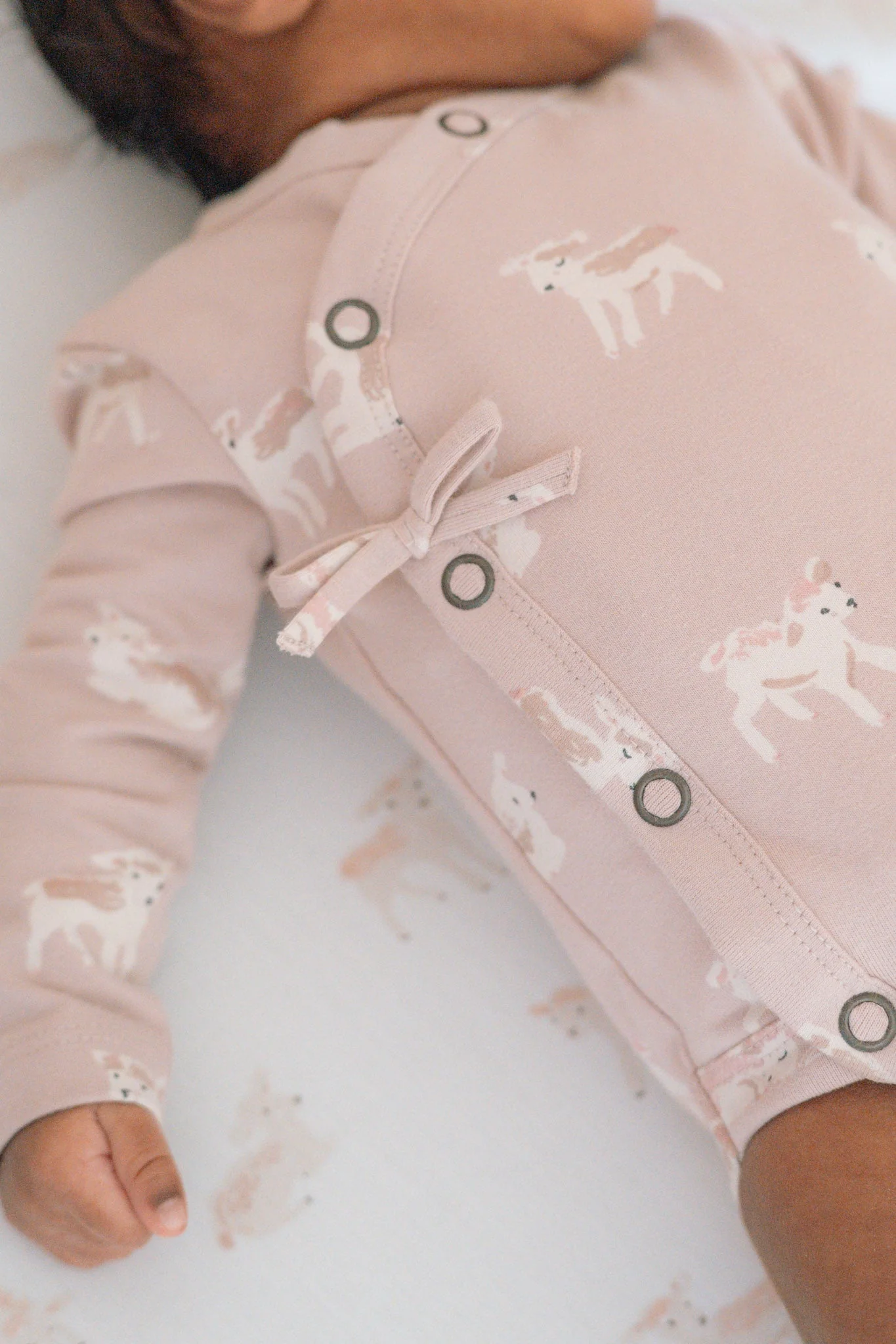 The Littles Long Sleeve Kimono One-Piece - Dear Lamb - Image 2