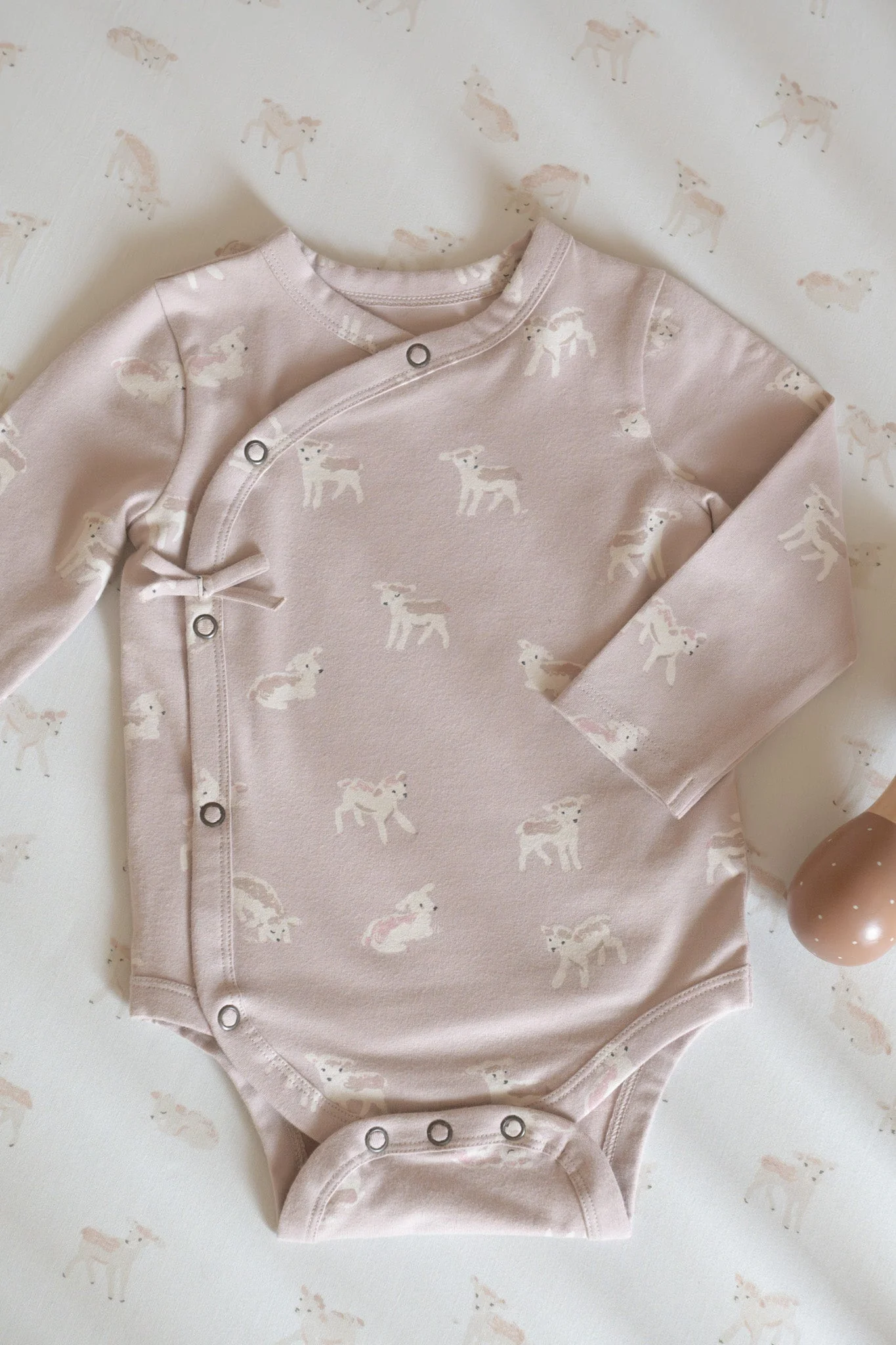 The Littles Long Sleeve Kimono One-Piece - Dear Lamb - Image 5