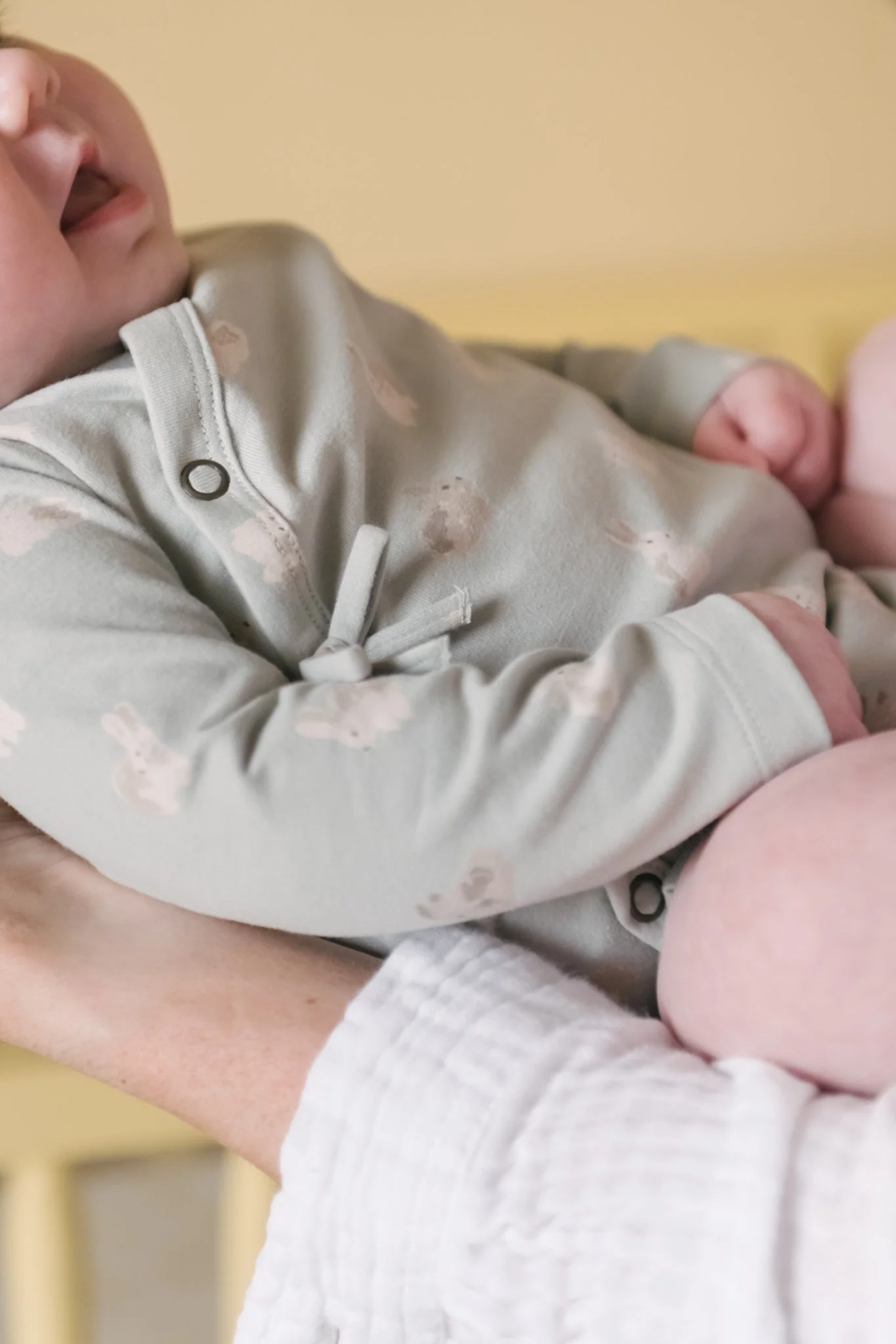 The Littles Long Sleeve Kimono One-Piece - Hoppy Bunny - Image 4