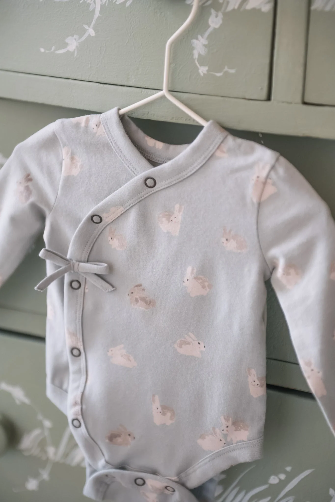The Littles Long Sleeve Kimono One-Piece - Hoppy Bunny - Image 5
