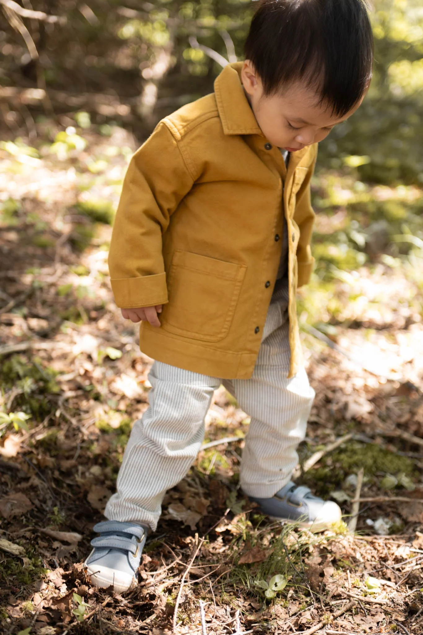 Vintage Twill Baby Chore Jacket - Caramel - Image 4