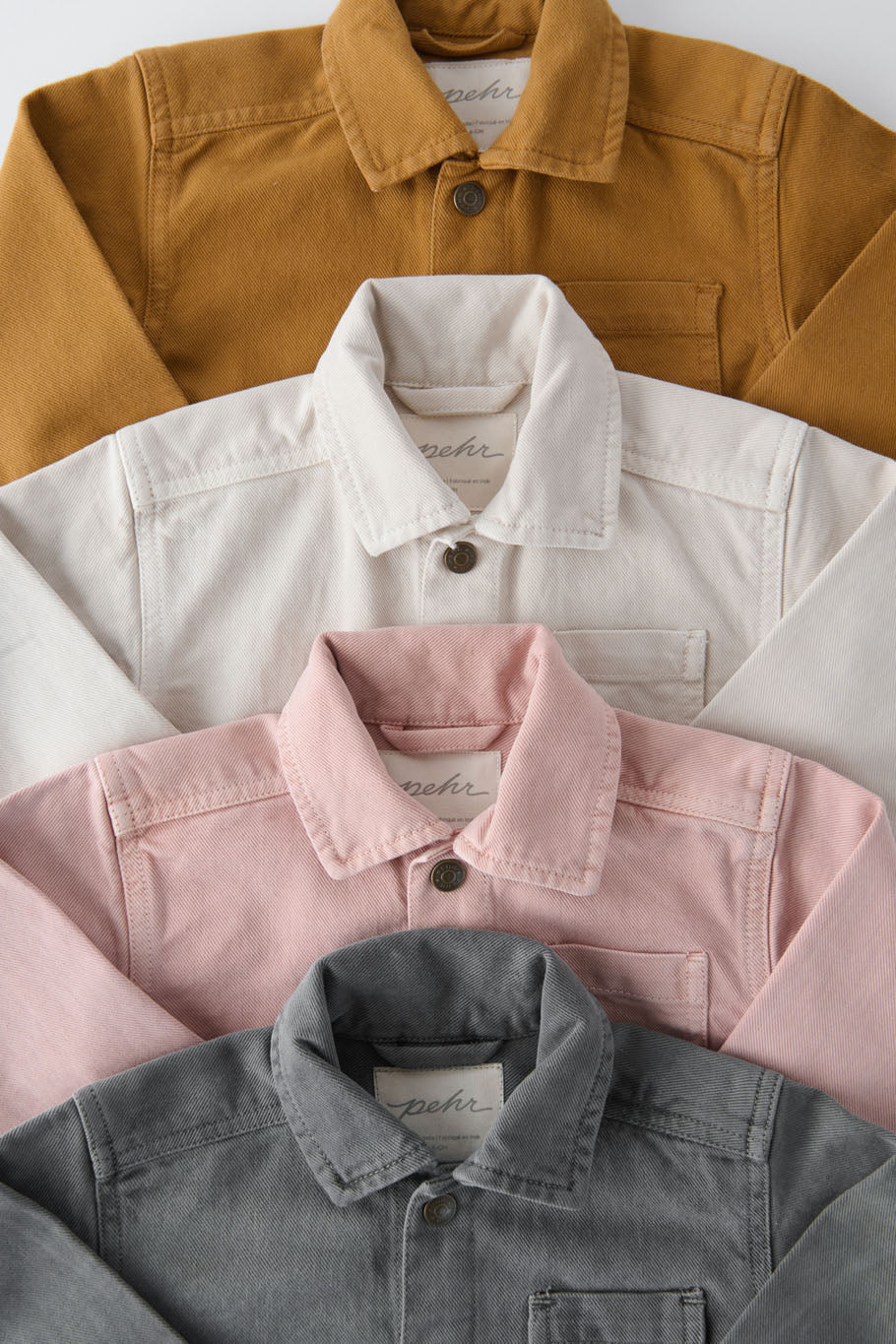 Vintage Twill Baby Chore Jacket - Peony - Image 5