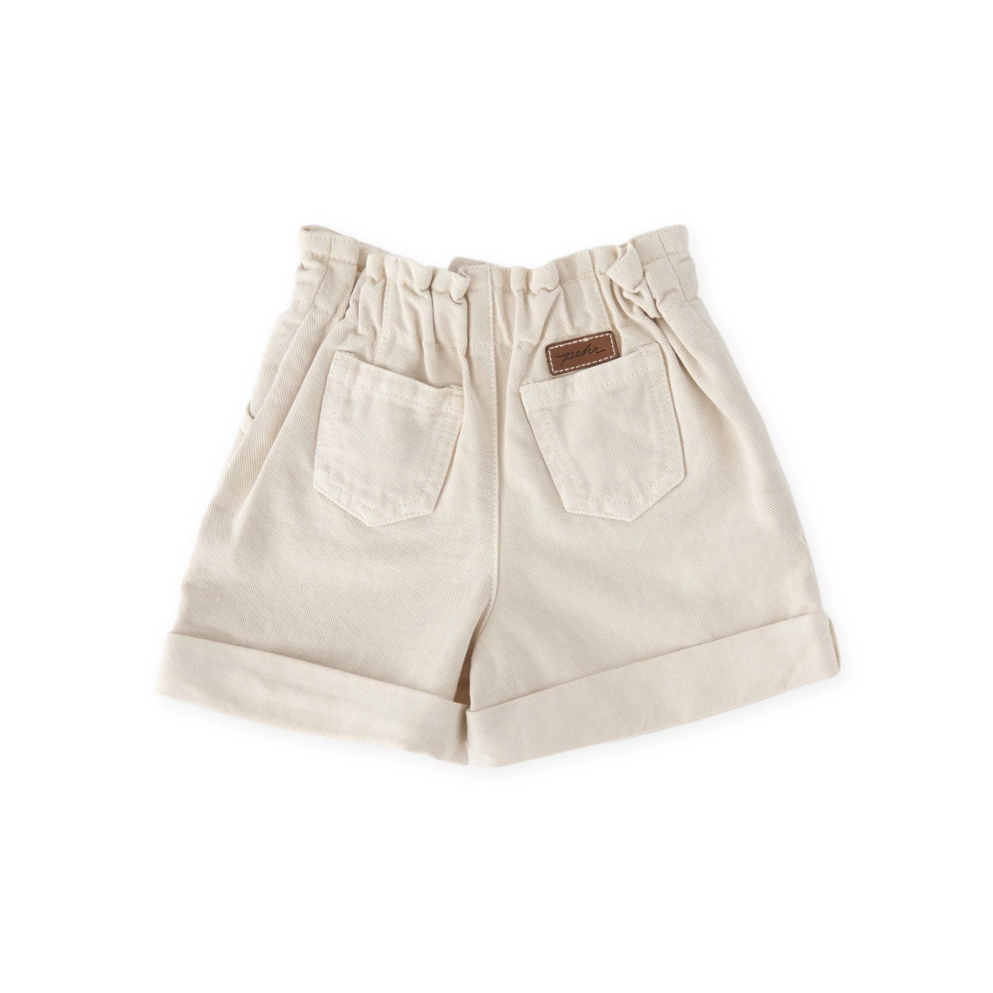 Vintage Twill Paperbag Shorts - Natural - Image 4