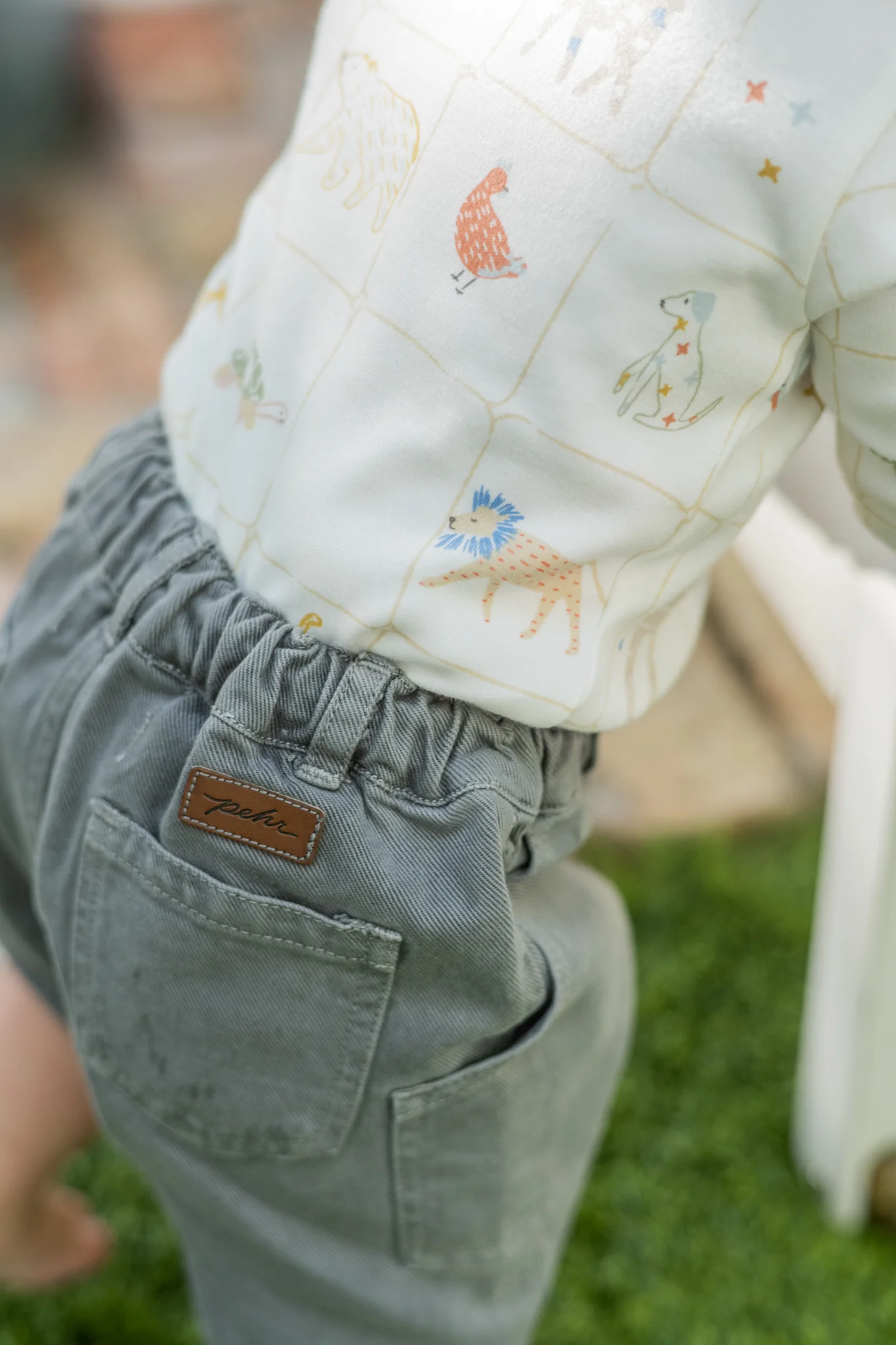 Vintage Twill Short - Charcoal - Image 2