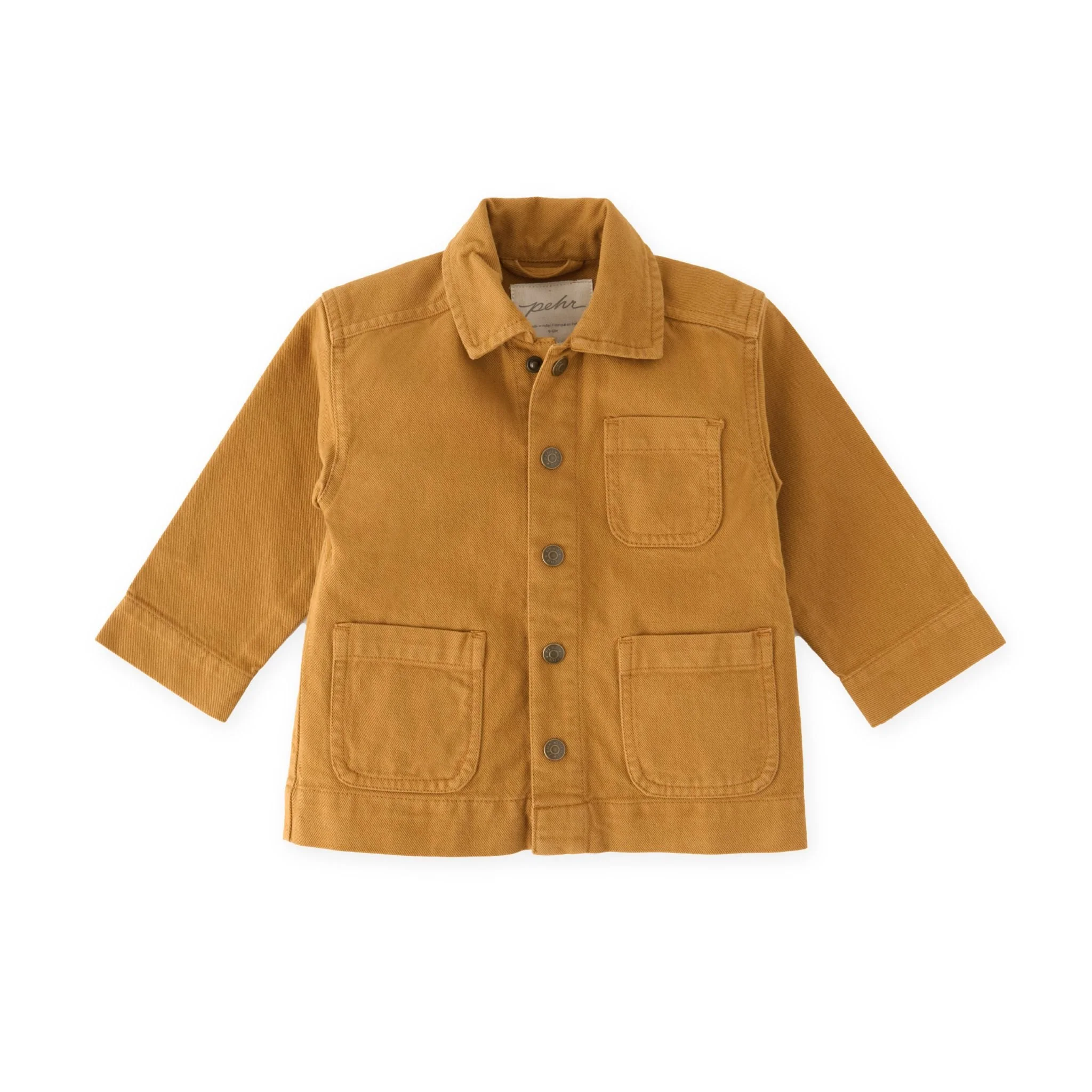 Vintage Twill Toddler Chore Jacket - Caramel
