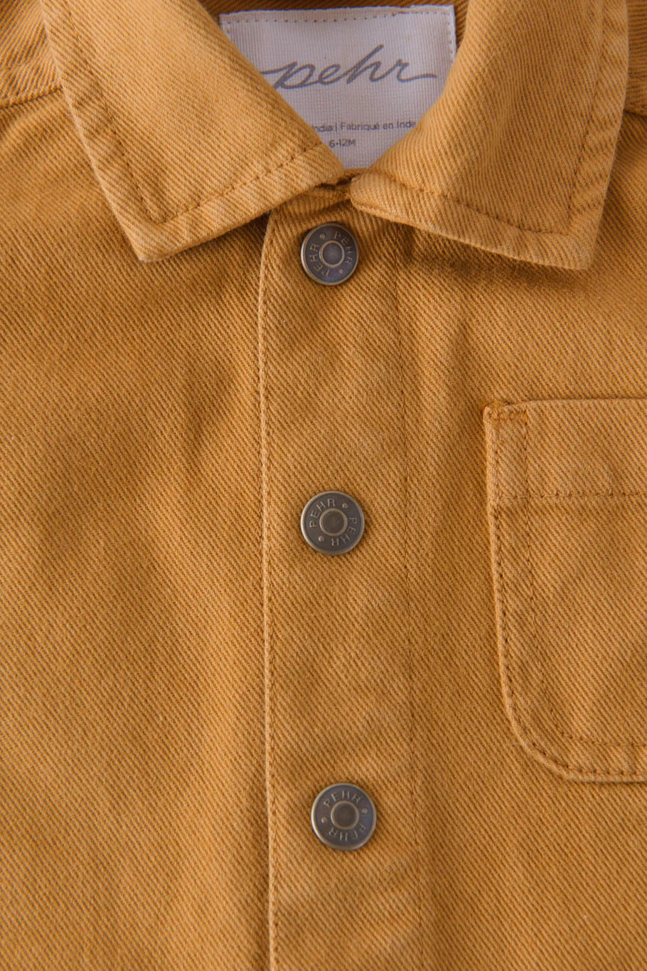 Vintage Twill Toddler Chore Jacket - Caramel - Image 4