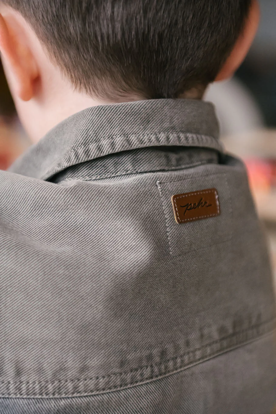 Vintage Twill Toddler Chore Jacket - Charcoal - Image 4