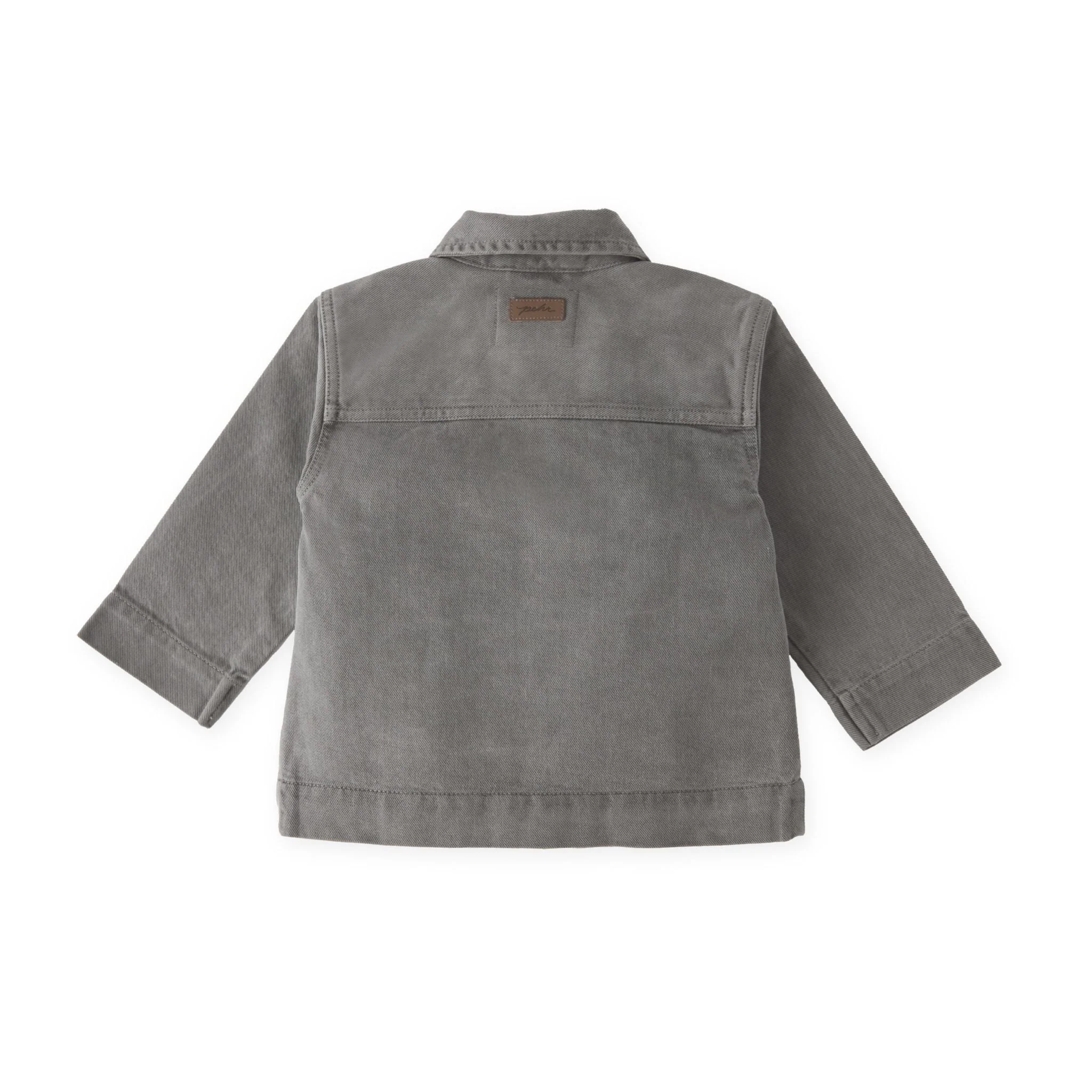 Vintage Twill Toddler Chore Jacket - Charcoal - Image 7